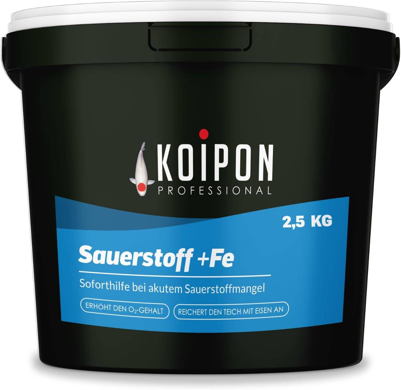 KOIPON Sauerstoff +FE 2,5kg Aktivsauerstoff Soforthilfe bei Sauerstoffmangel