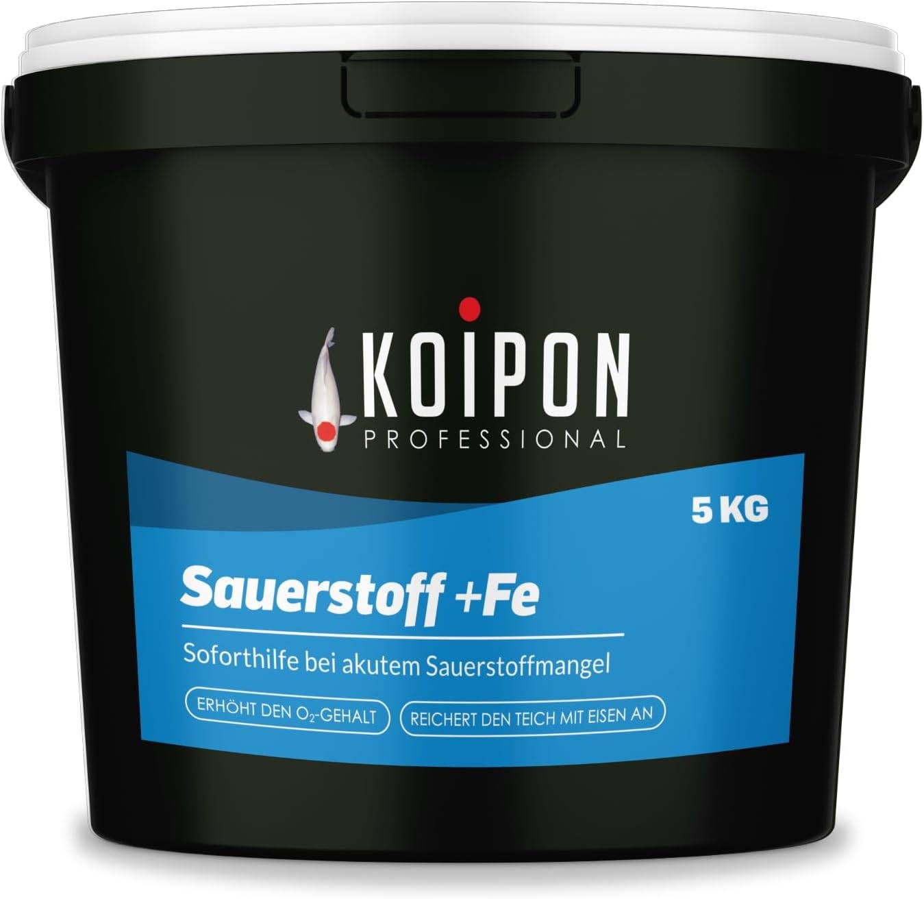 KOIPON Sauerstoff +FE 5kg Aktivsauerstoff Soforthilfe bei Sauerstoffmangel