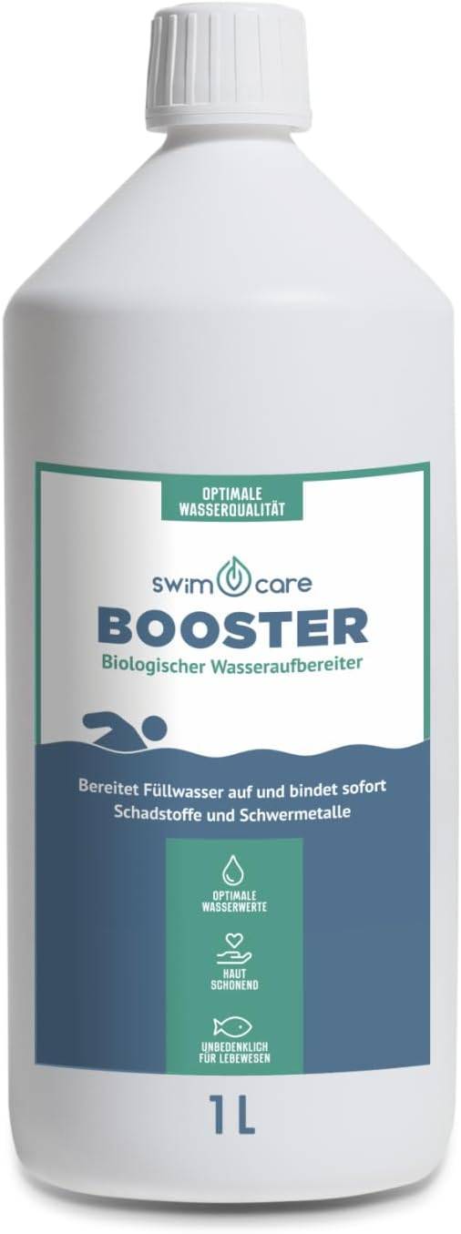 swimcare Booster 1L Biologischer Wasseraufbereiter für Schwimmteich & Naturpool