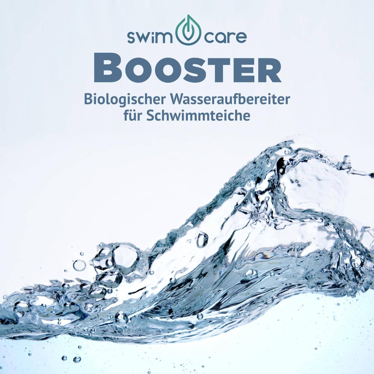 swimcare Booster 1L Biologischer Wasseraufbereiter für Schwimmteich & Naturpool