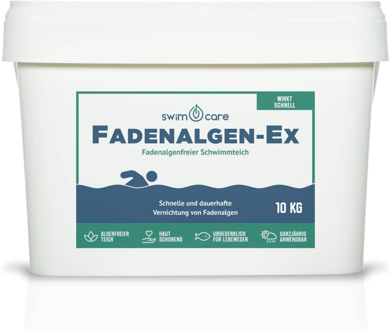 swimcare Fadenalgen-Ex 10kg gegen Fadenalgen im Teich & Pool phosphatfrei