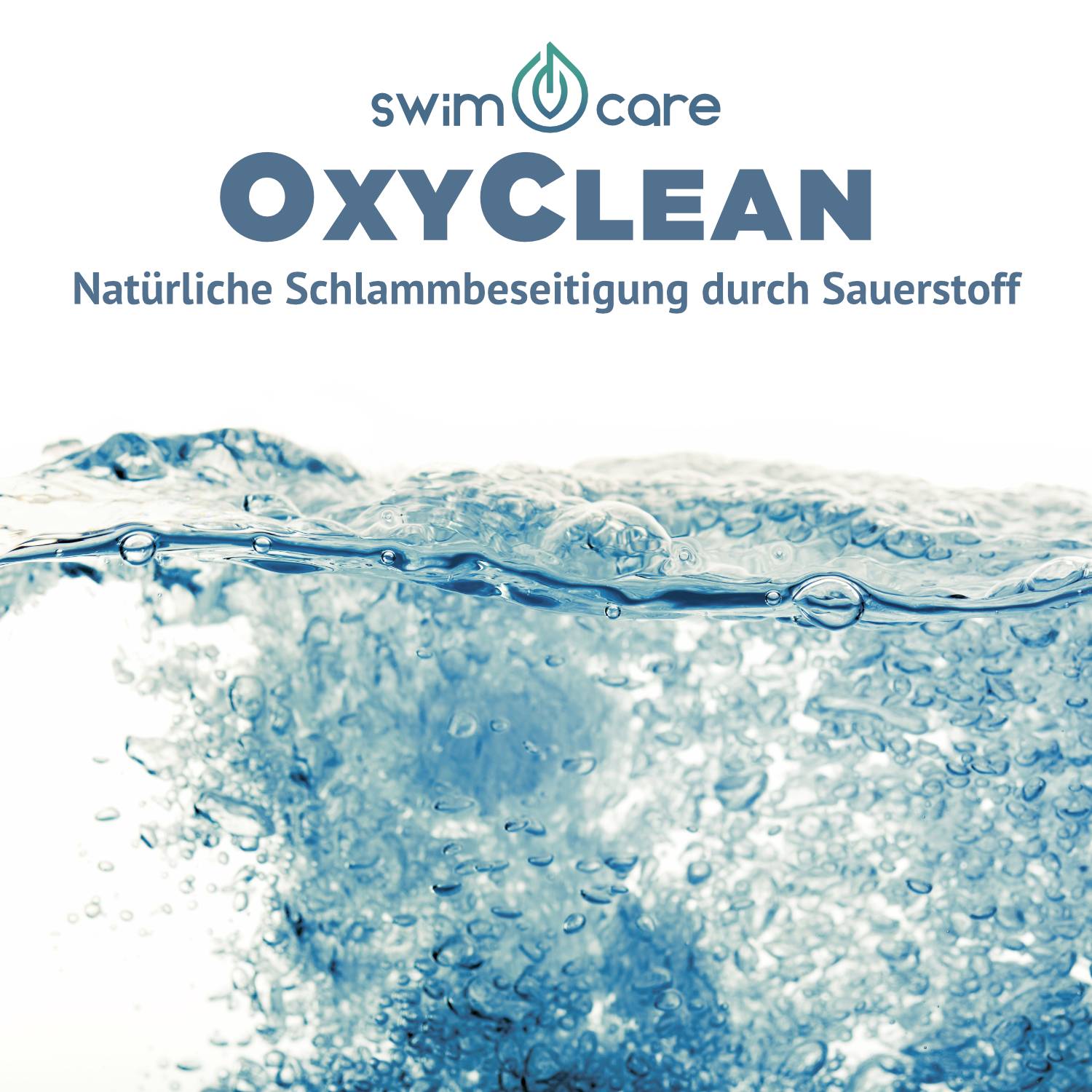swimcare OxyClean 10kg Chlorfreie Schwimmteich-Reinigung & Schlammabbau durch Aktivsauerstoff