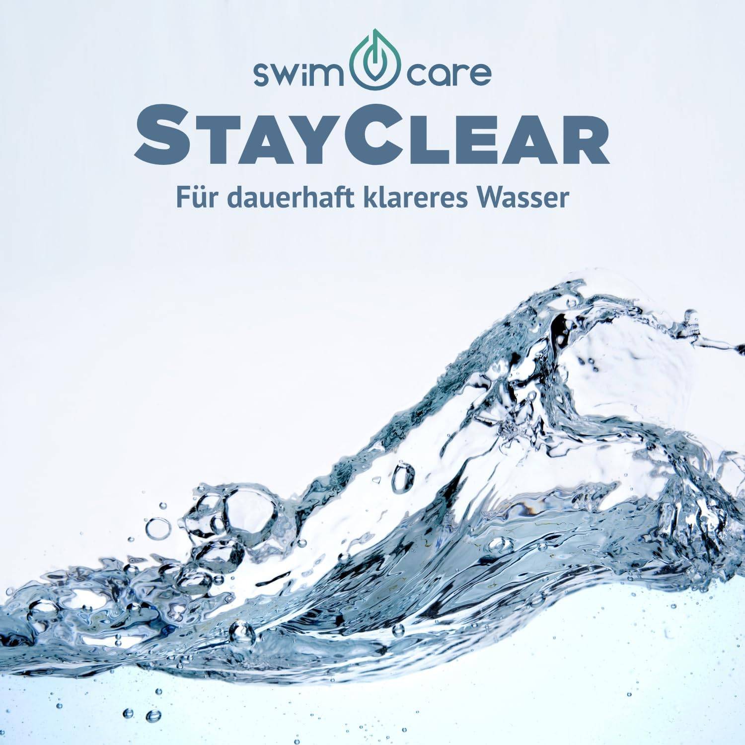 swimcare StayClear 5kg Natürlicher Wasserklärer gegen Schwebealgen & Schwebstoffe