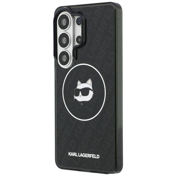 Hülle Karl Lagerfeld Galaxy S26 Ultra Kunststoff schwarz MagSafe Katze Logo