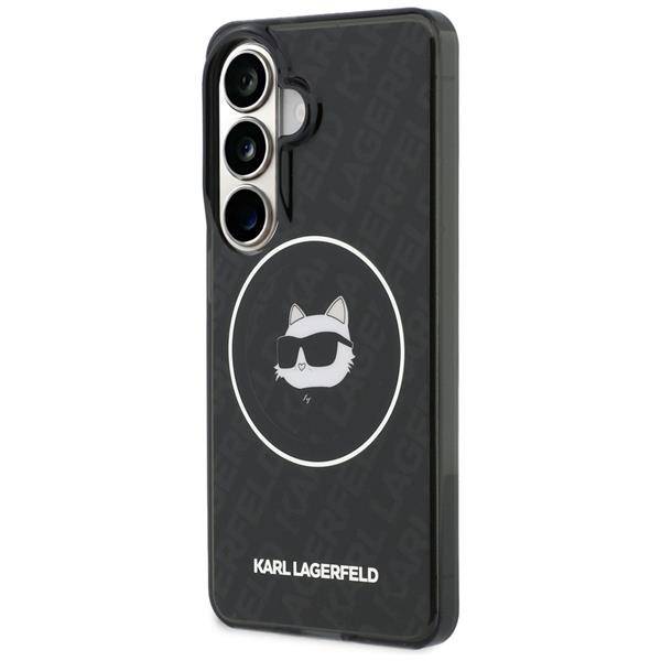 Hülle Karl Lagerfeld Galaxy S26 Kunststoff schwarz MagSafe Katze Logo