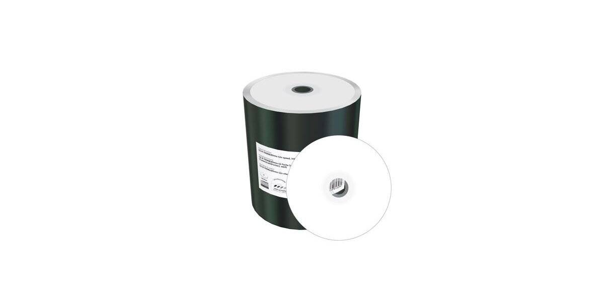 MediaRange CD-R 700MB bedruckbar, 100er Pack Folie (Shrink)