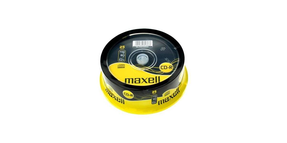 Maxell CD-R 80 52x Audio, Cake 25