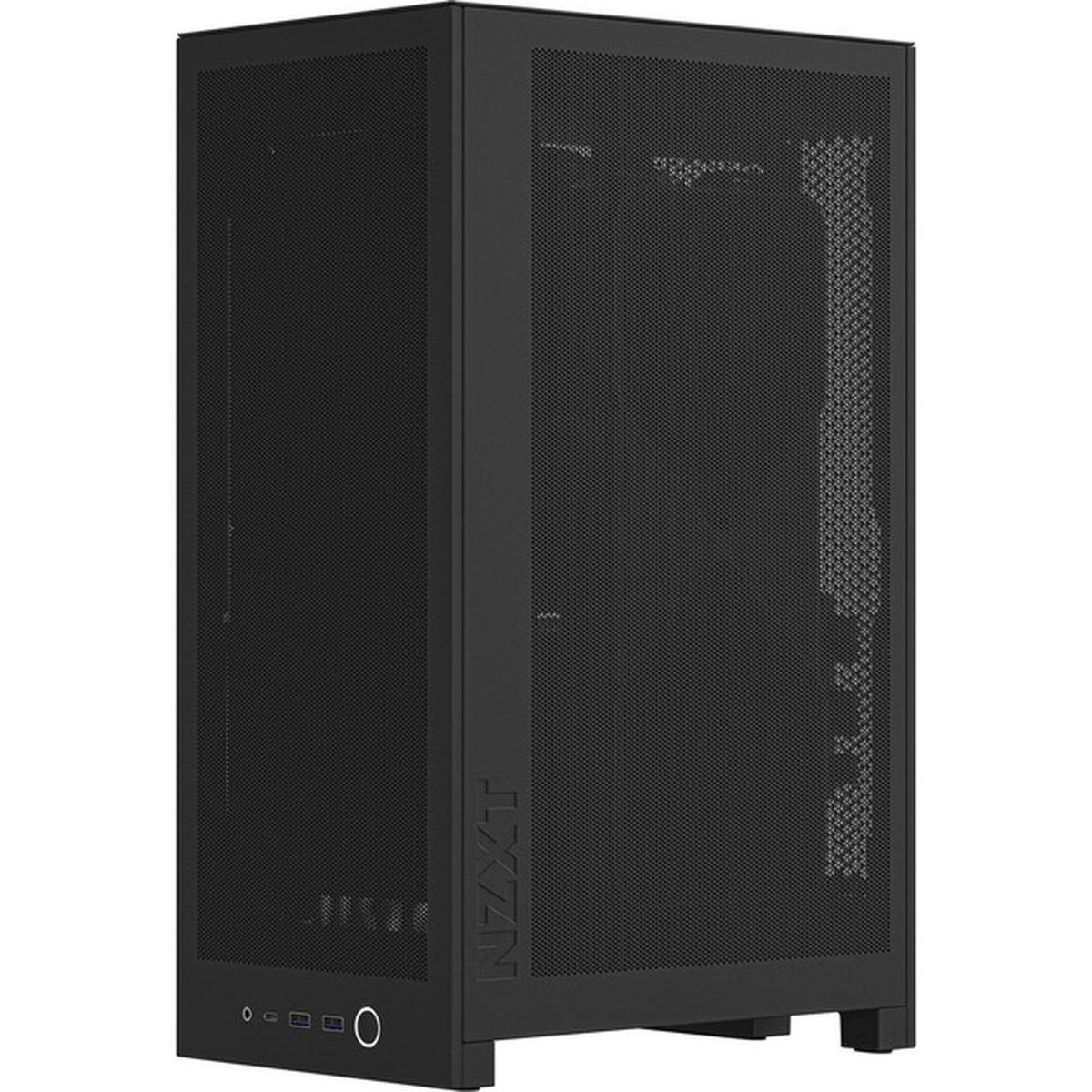 NZXT H2 Flow Mini-ITX PC-Gehäuse schwarz