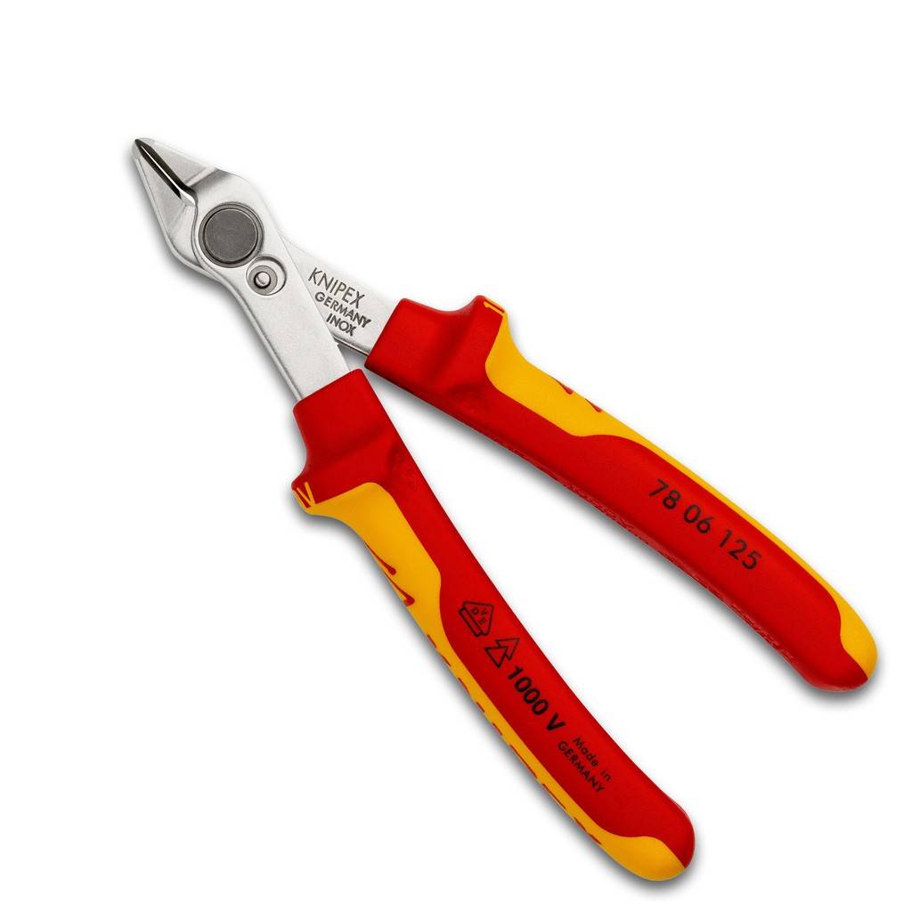 78 06 125 Electronic Super Knips VDEVDE-geprüfte Präzisionszange für feinste Schneidarbeiten, z. B. in Elektronik und Feinmechanik. Komplettiert Ih