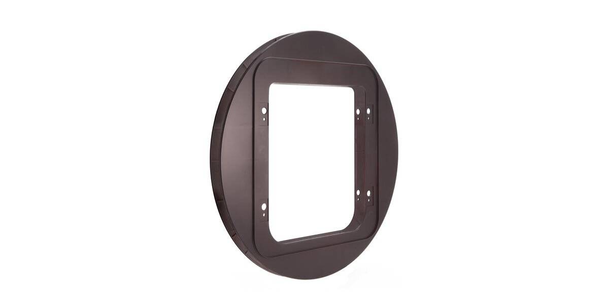 Segula SUREFEED Haustierklappe Montageadapter - braun