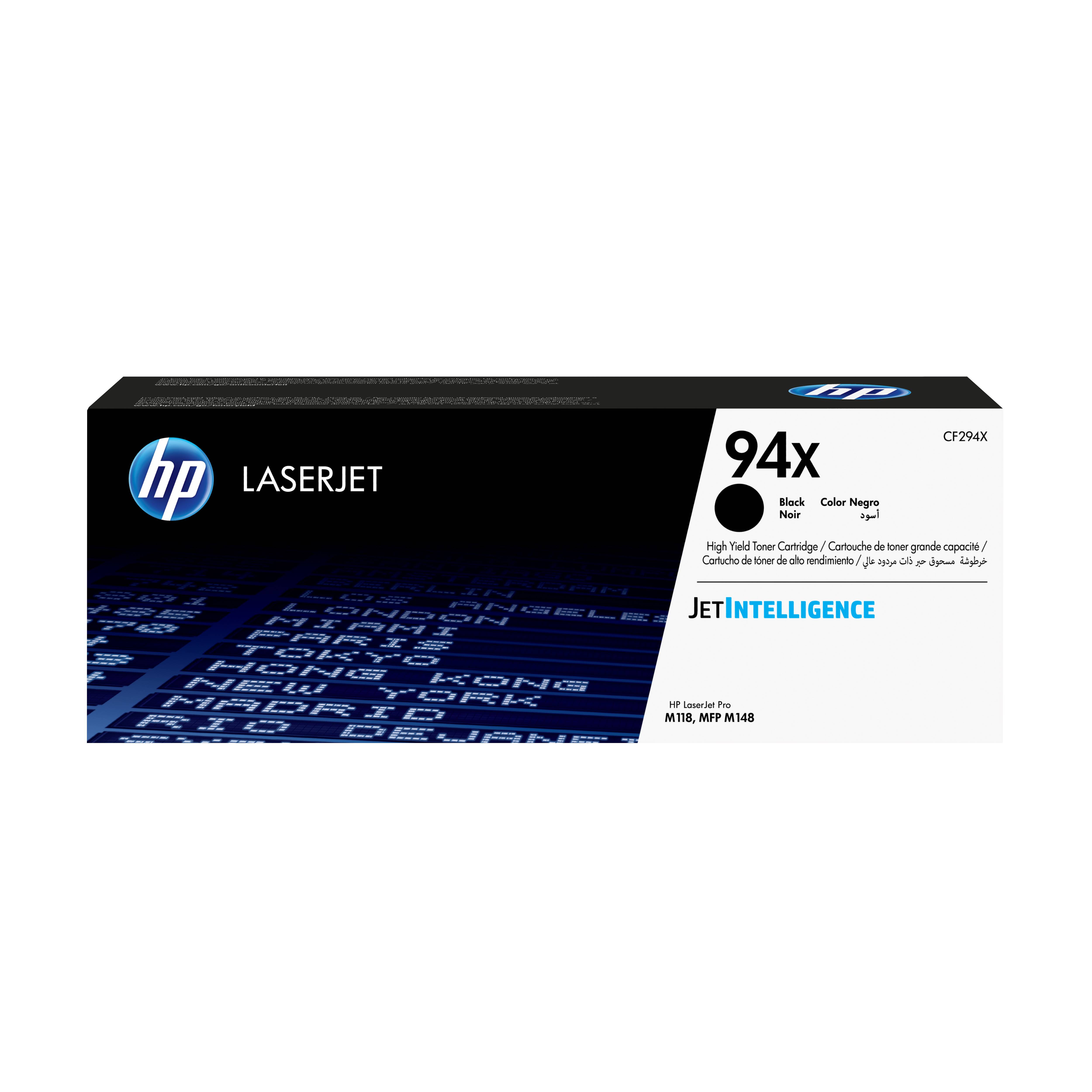 HP Inc. CF294X HP 94X Schwarz LaserJet Tonerpatrone