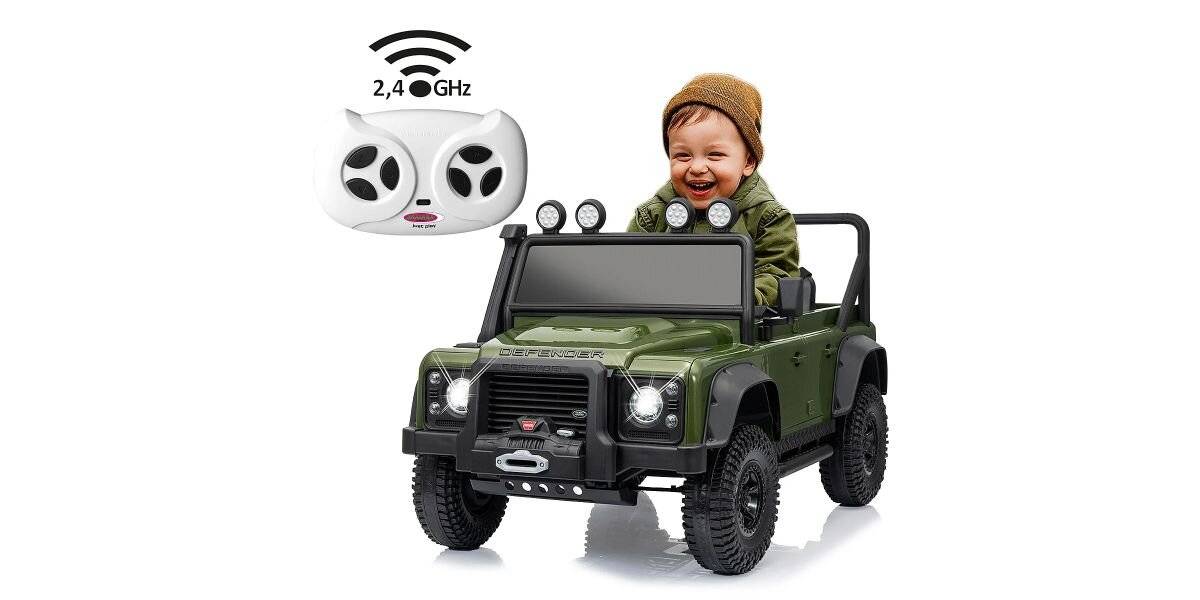 Jamara Ride-on Land Rover Defender 110 SVX grün 2,4GHz Li-Po