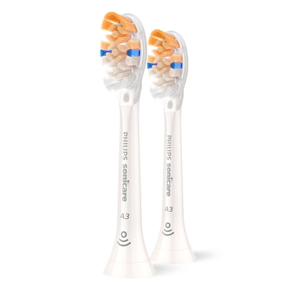 Philips Sonicare A3 Premium All-in-One Ersatzbürstenköpfe 2er-Pack weiß