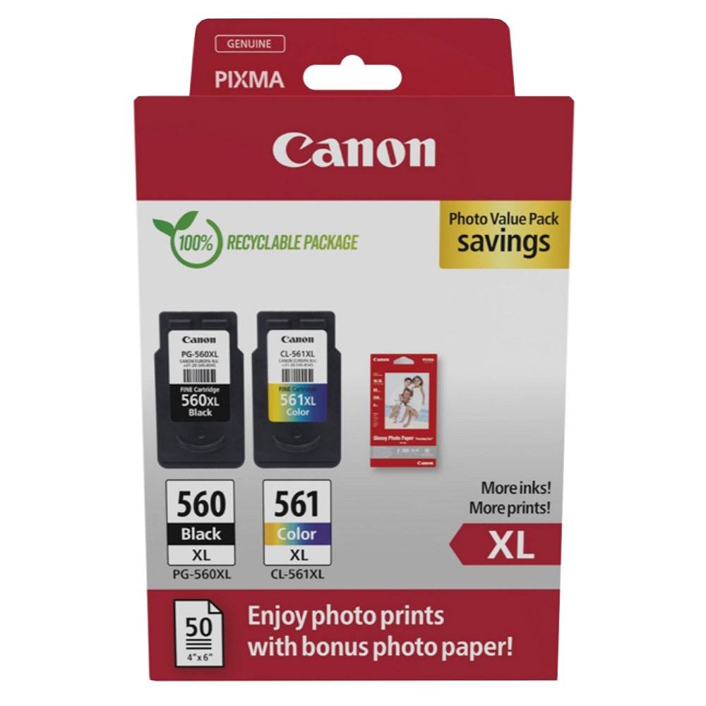 Canon PG-560XL/CL-561XL Tintenpatronen Multipack