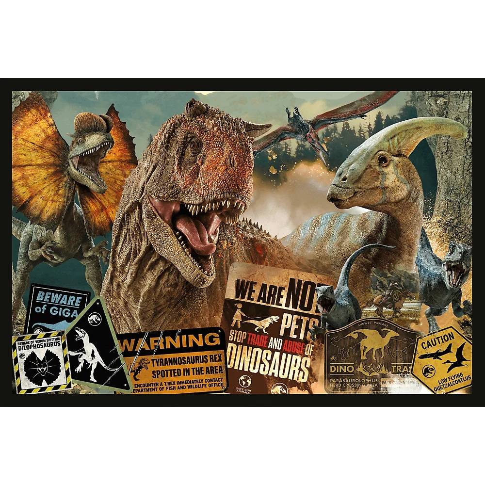 Trefl, Jurassic World, 2x 200 Teile Puzzle