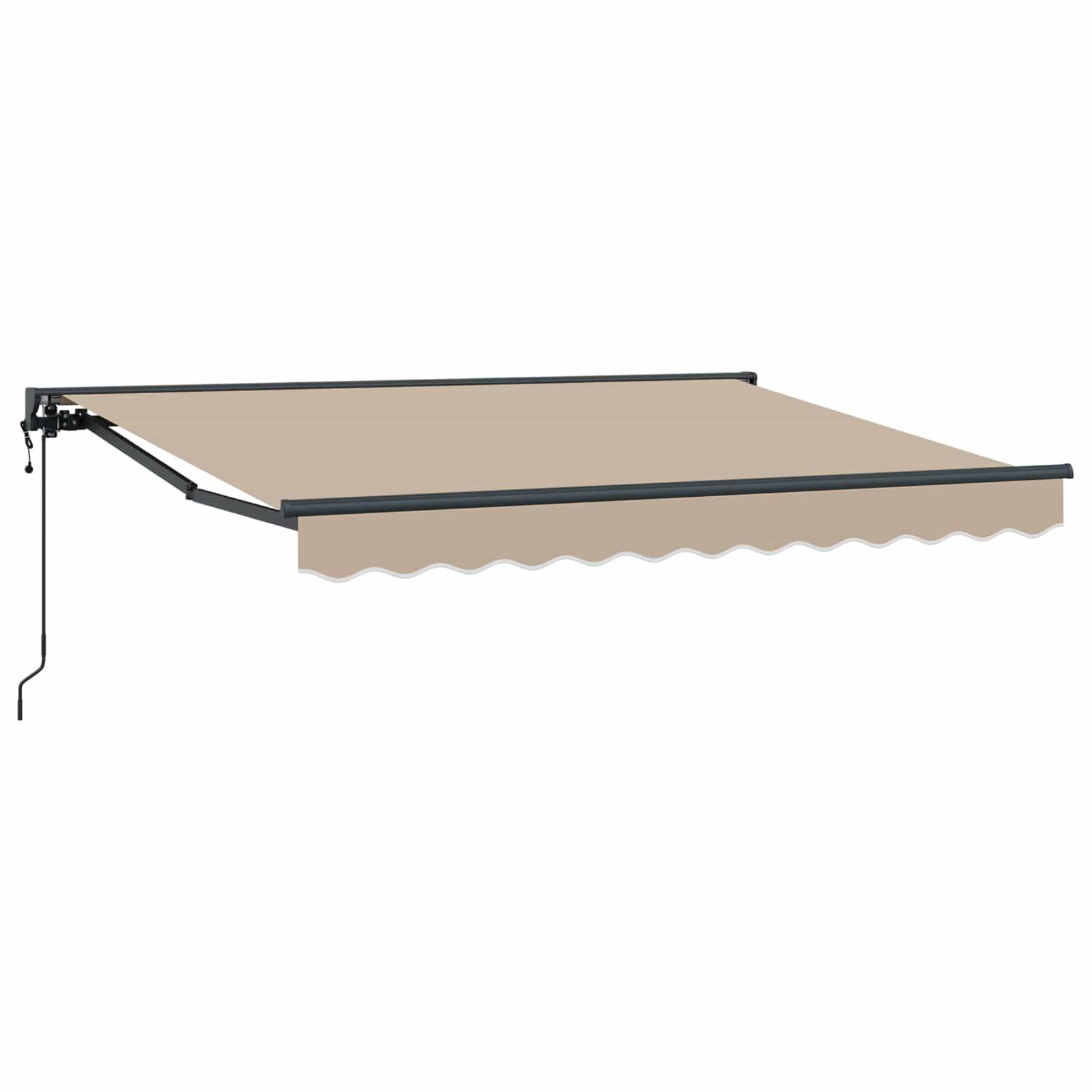 vidaXL Elektrische ausziehbare Markise Beige 3,5 x 2 m