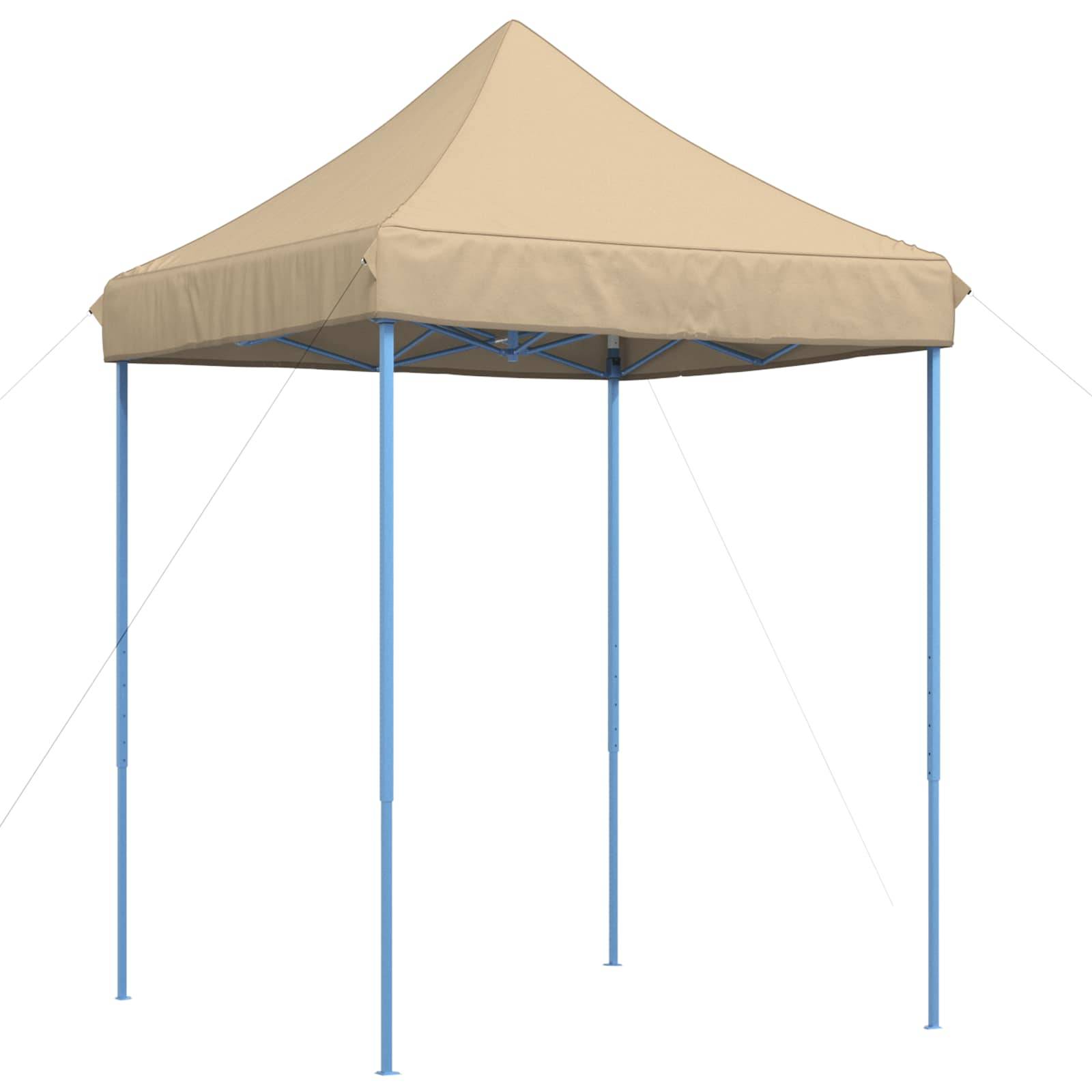 vidaXL Party-Zelt Beige 200 x 200 x 306 cm Oxford-Stoff