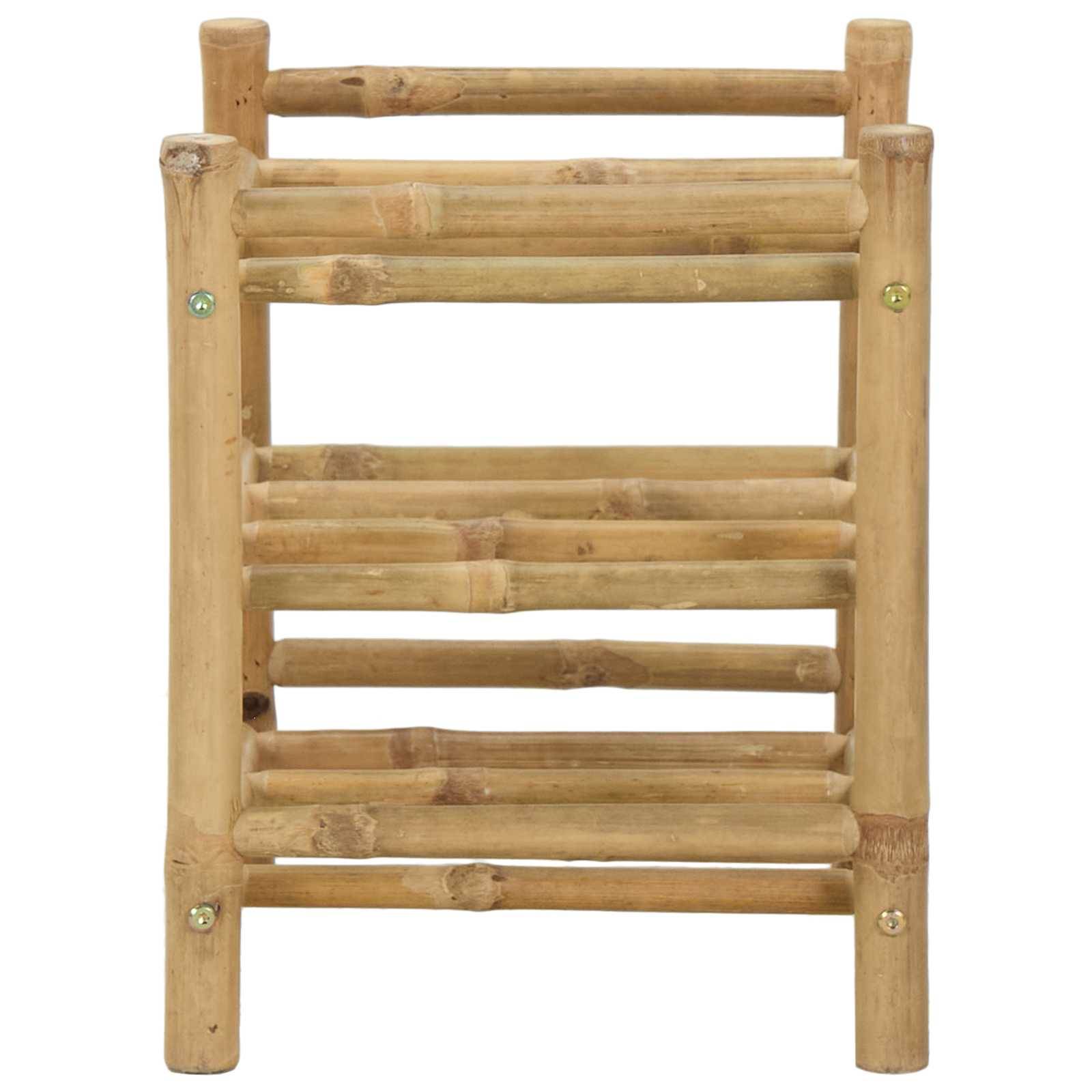 vidaXL Weinregal Natur 32,5 x 29,5 x 36 cm Bambus