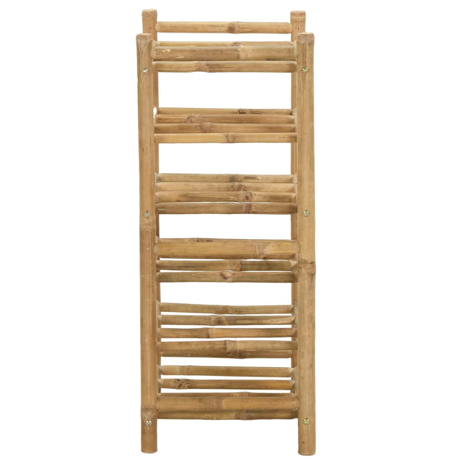 vidaXL Weinregal Natur 32,5 x 29,5 x 72 cm Bambus