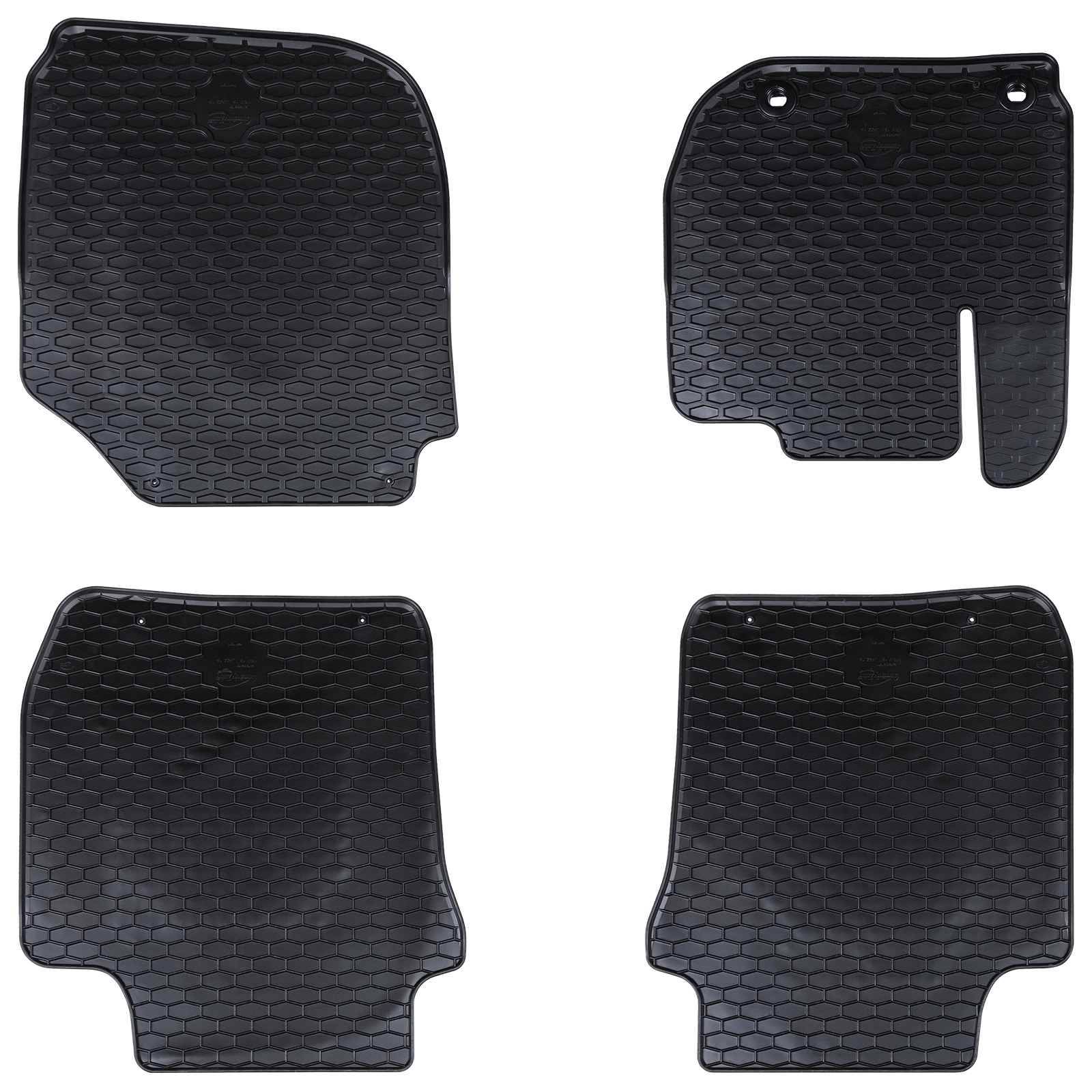 vidaXL Autofußmatte 4 pcs