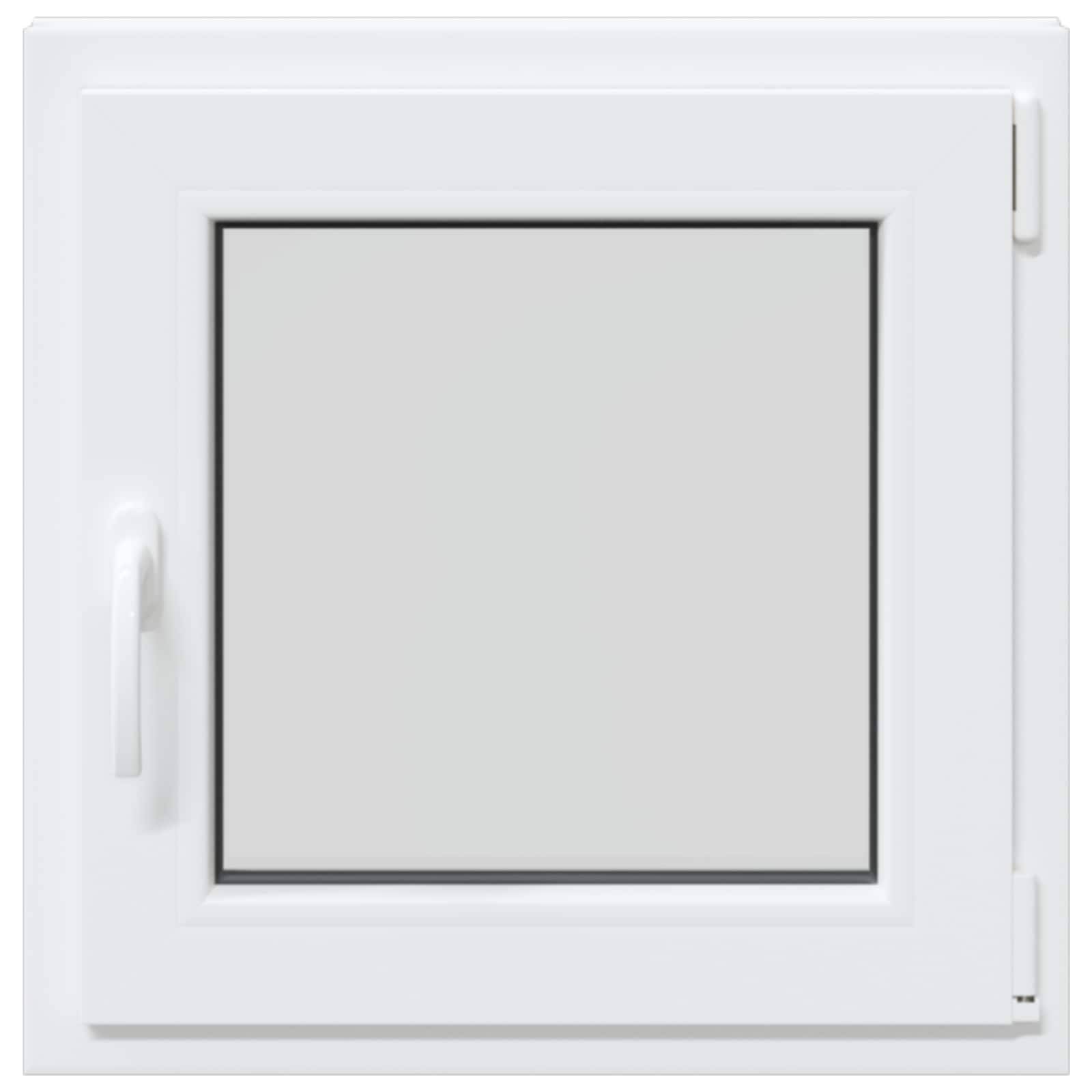 Kellerfenster RISOR Weiß 60 x 60 cm PVC und Glas
