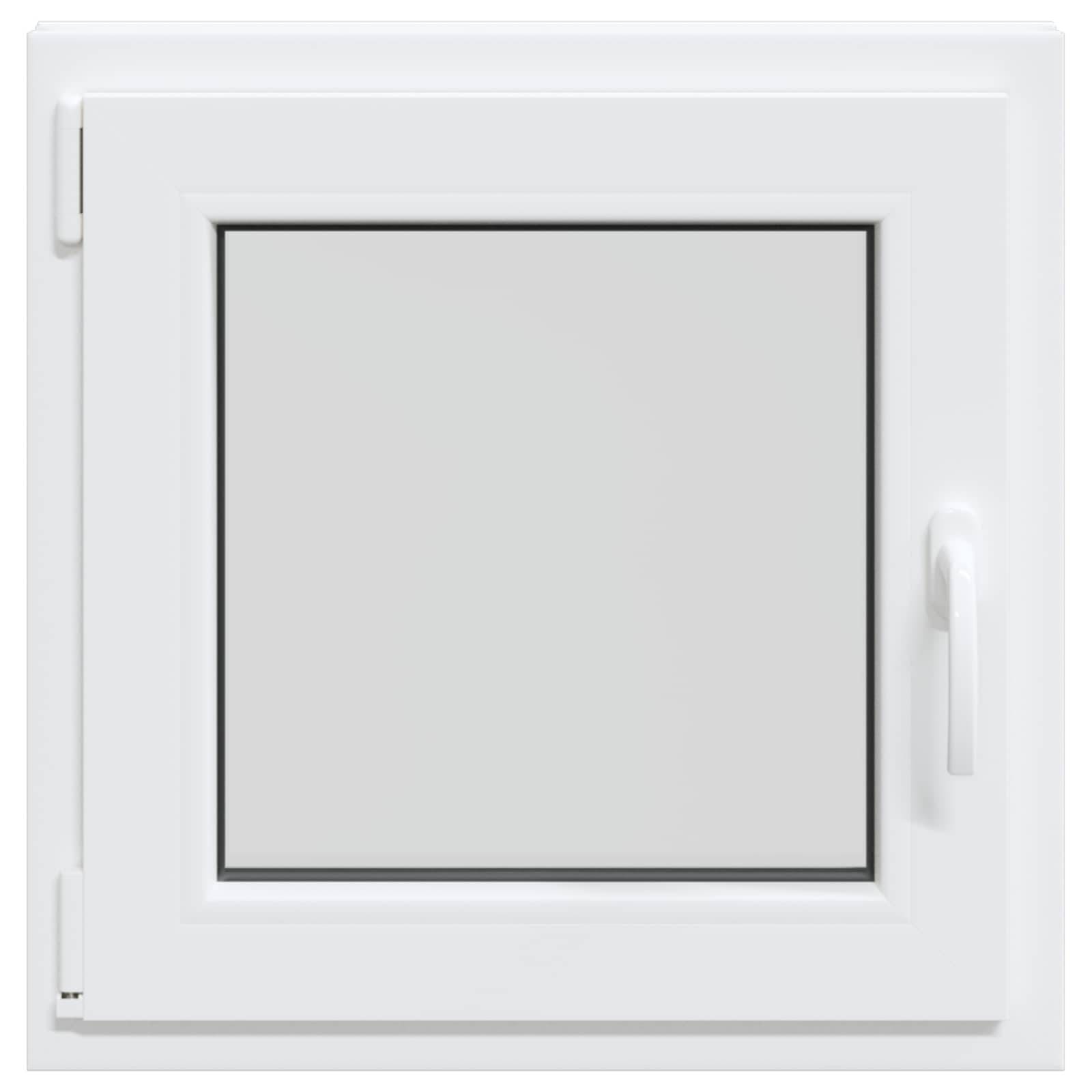 Kellerfenster RISOR Weiß 50 x 50 cm PVC und Glas