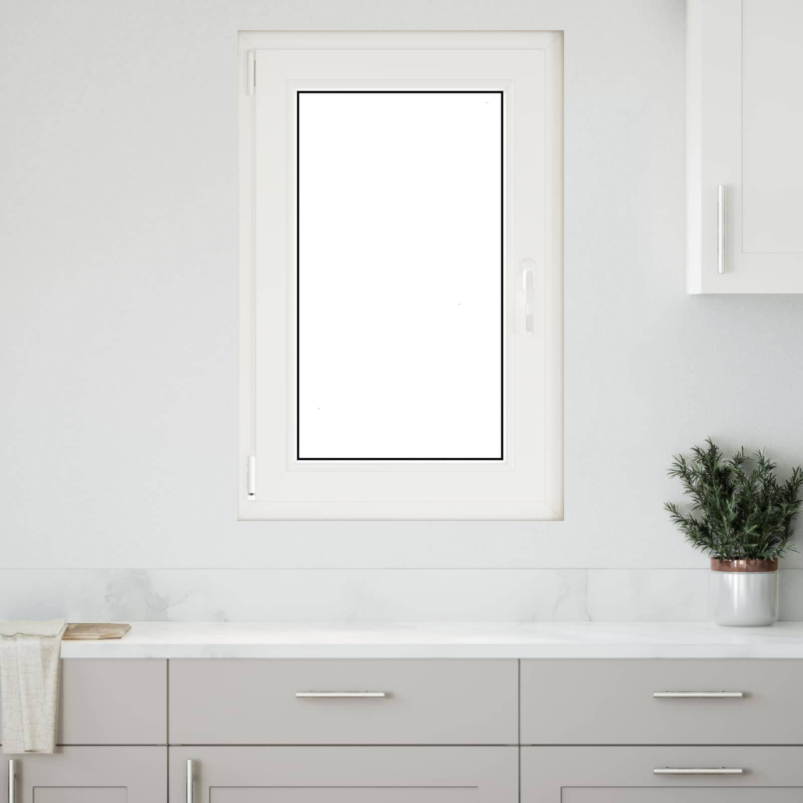 vidaXL Kellerfenster RISOR 60 x 100 cm PVC und Glas Anthrazit