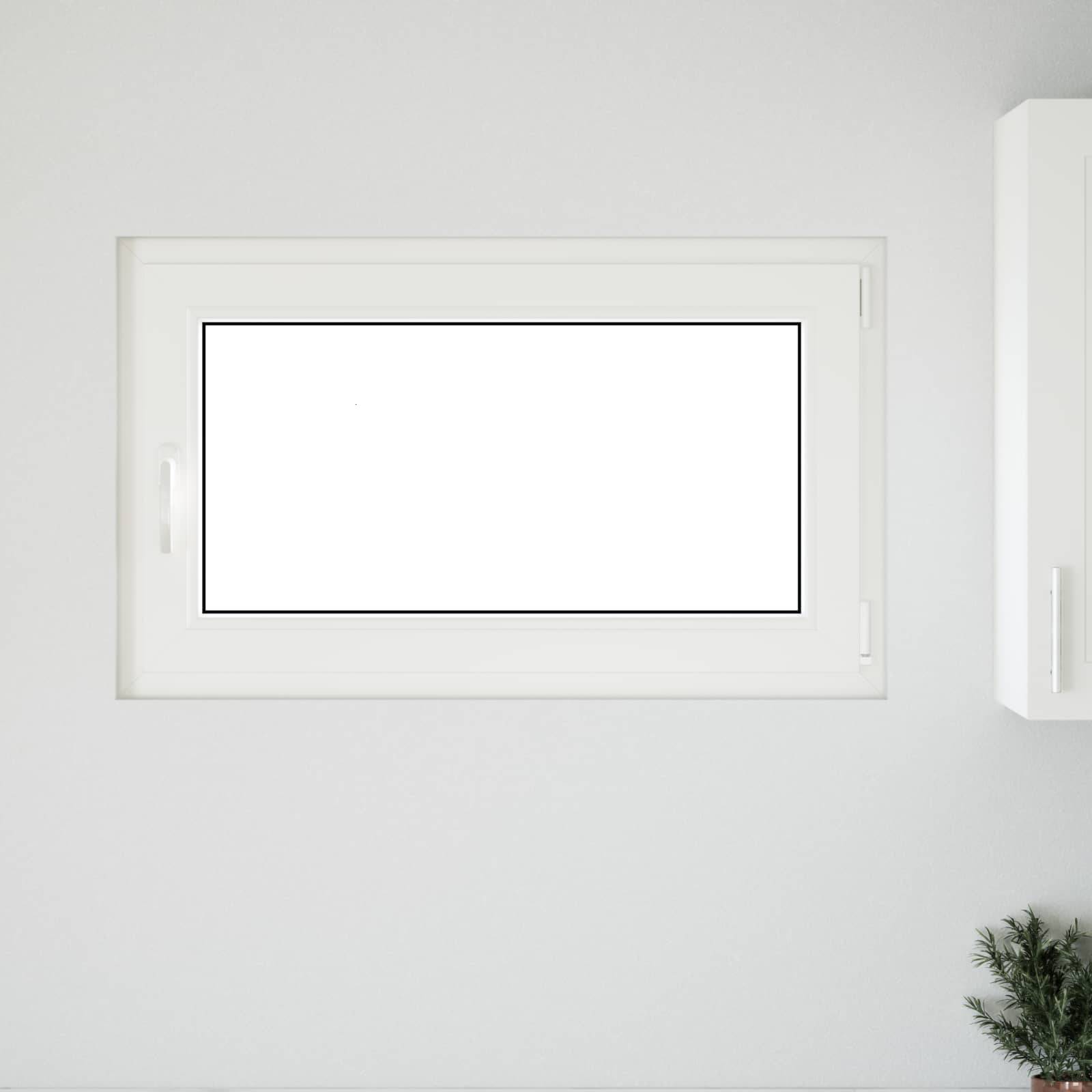 Kellerfenster RISOR Anthrazit 100 x 60 cm PVC und Glas