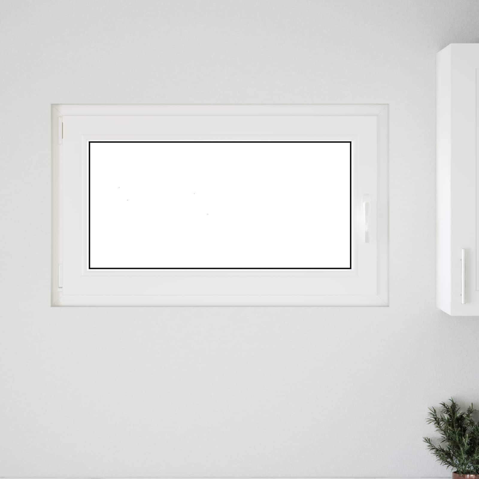 Kellerfenster RISOR Anthrazit 100 x 60 cm PVC und Glas