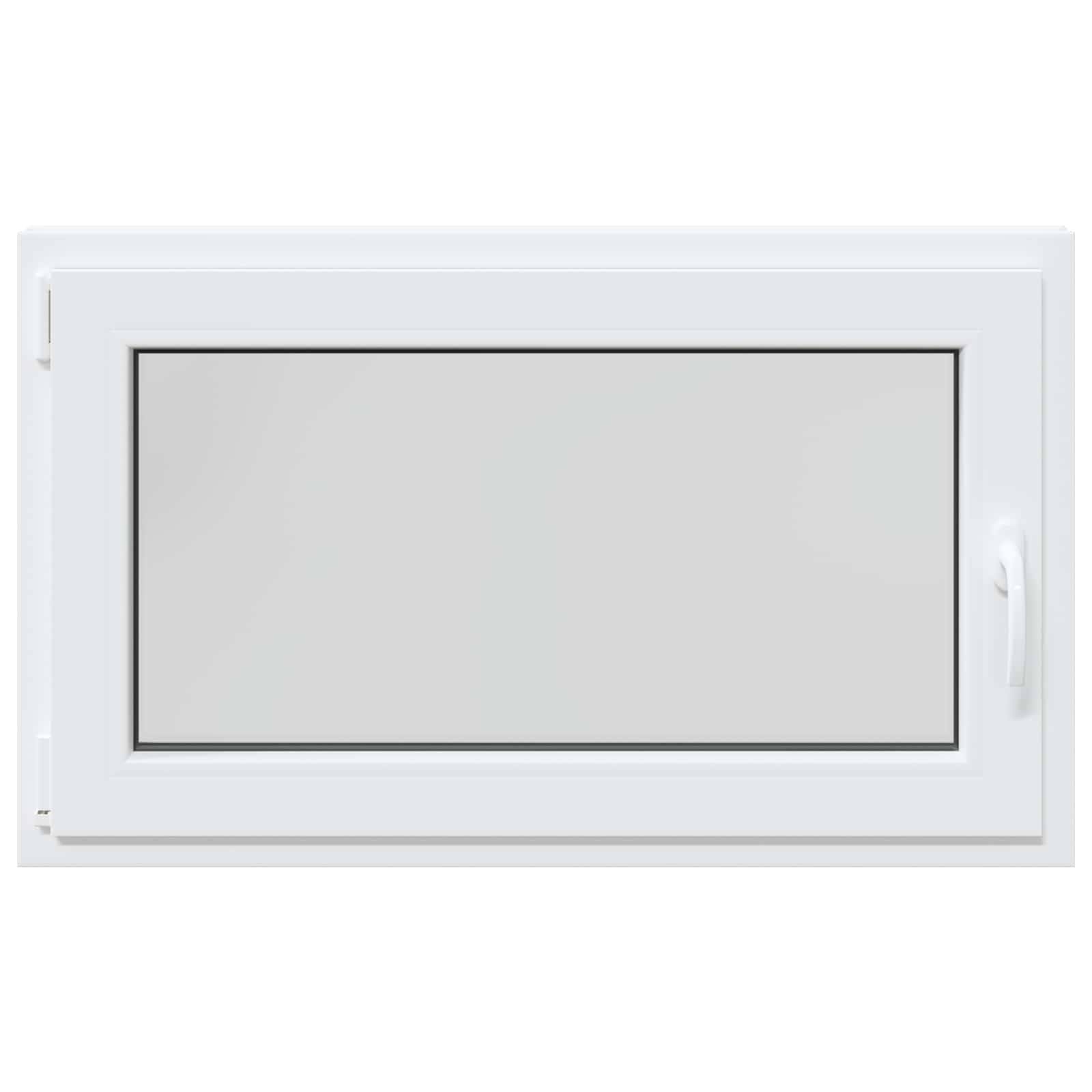 Kellerfenster RISOR Weiß 100 x 60 cm PVC und Glas