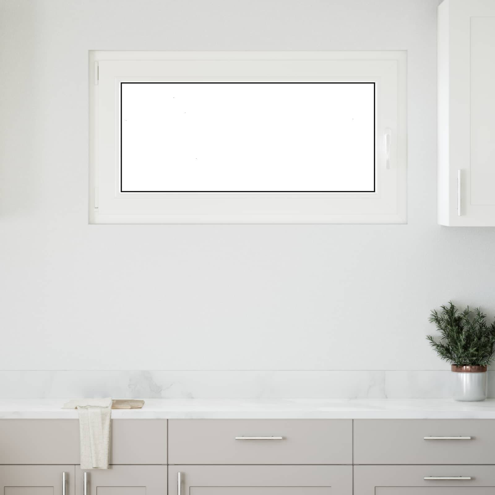 vidaXL Kellerfenster RISOR 110 x 70 cm PVC und Glas Anthrazit