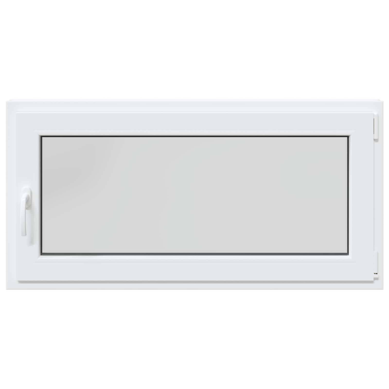 Kellerfenster RISOR Weiß 120 x 60 cm PVC und Glas