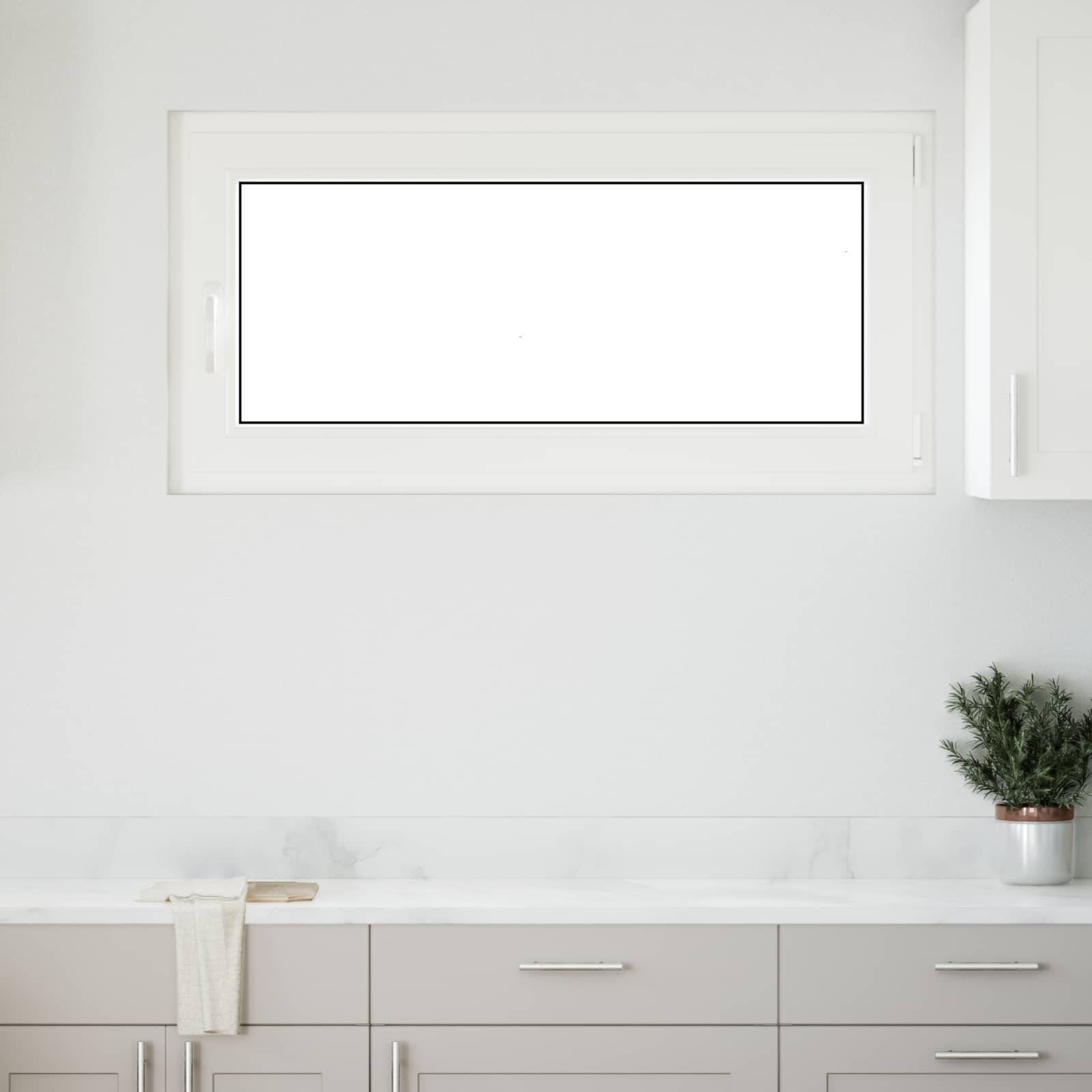 Kellerfenster RISOR Anthrazit 120 x 60 cm PVC und Glas