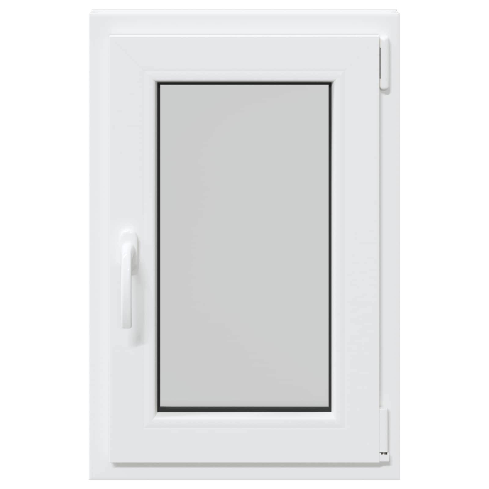 Kellerfenster RISOR Weiß 50 x 75 cm PVC und Glas