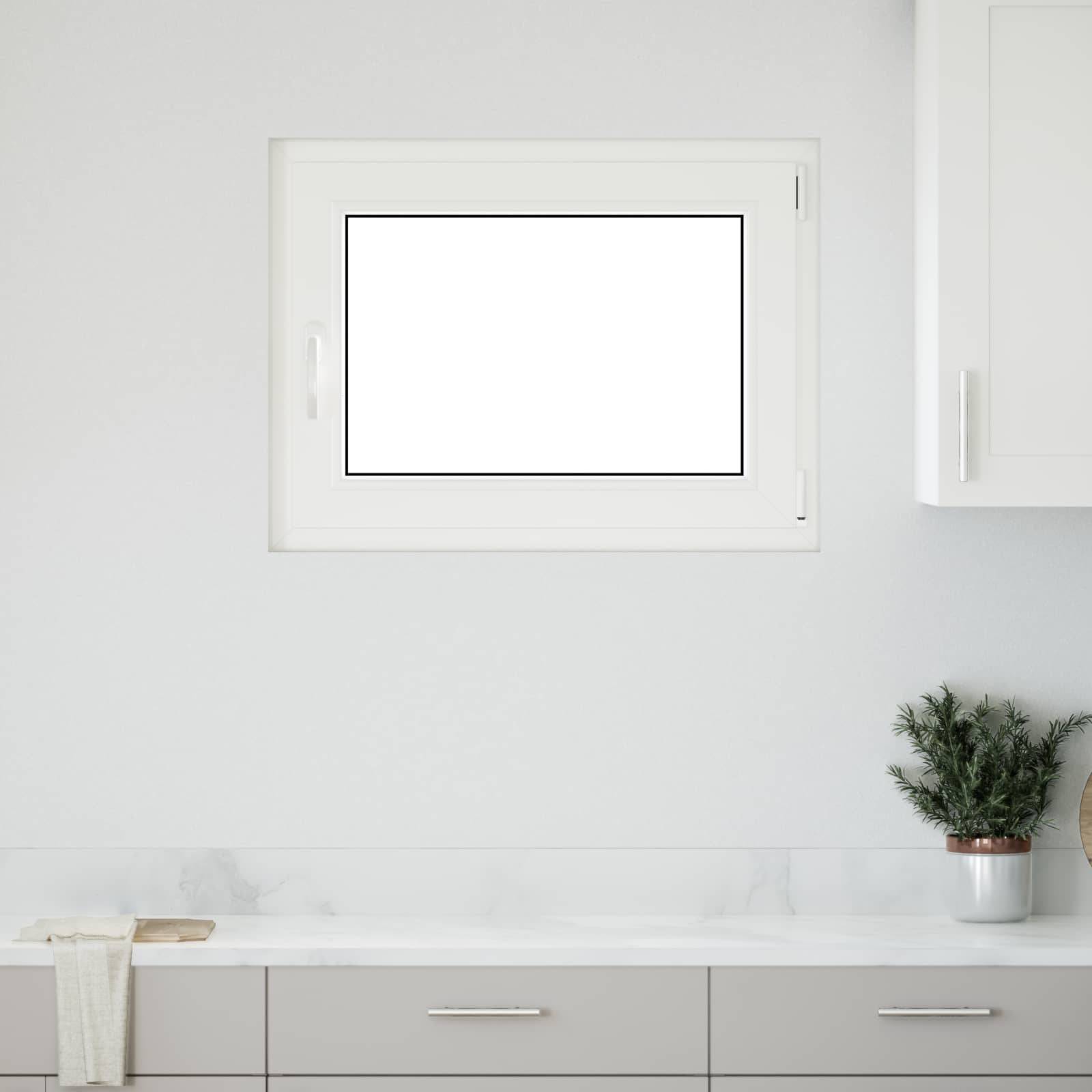 vidaXL Kellerfenster RISOR 90 x 60 cm PVC und Glas Anthrazit