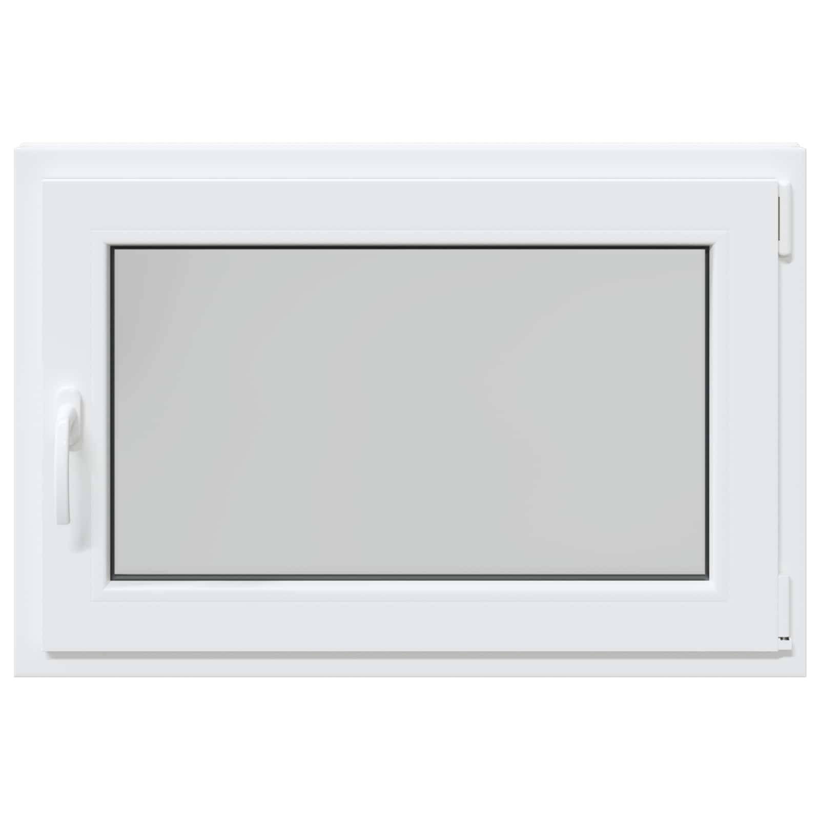 vidaXL Kellerfenster RISOR 90 x 60 cm PVC und Glas Weiß