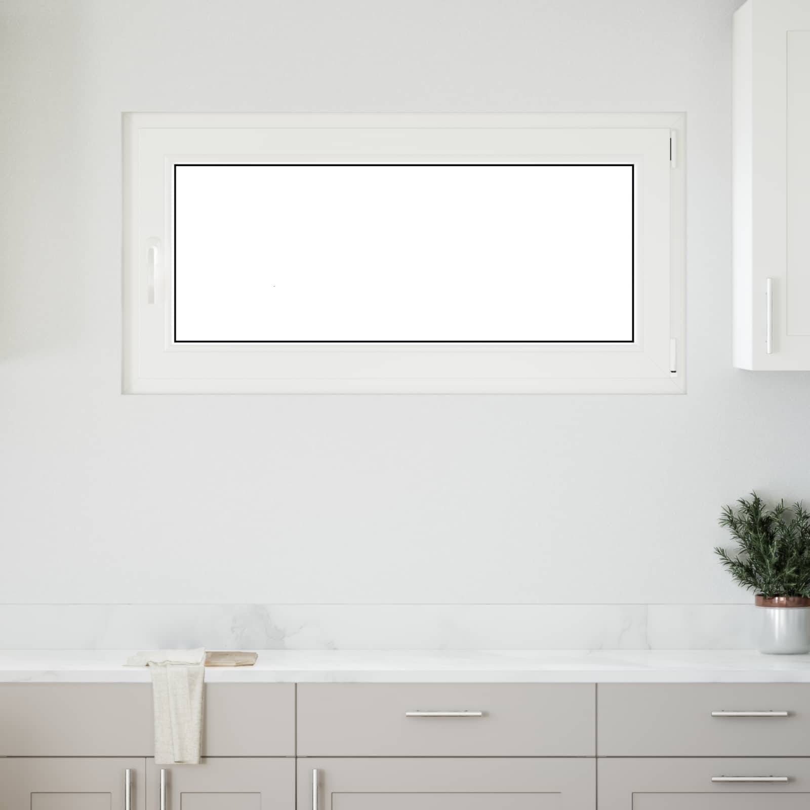 Kellerfenster RISOR Anthrazit 120 x 60 cm PVC und Glas