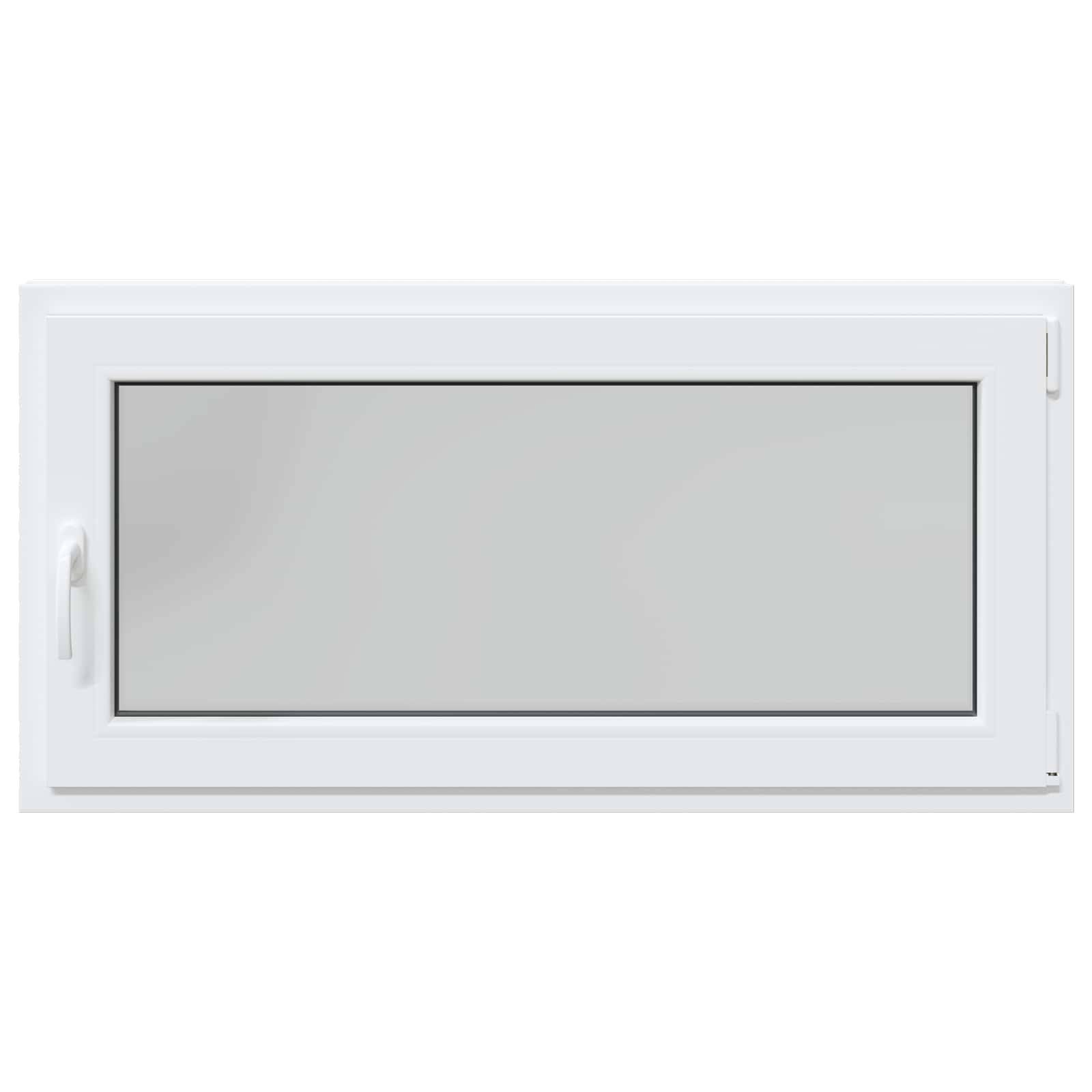 Kellerfenster RISOR Weiß 120 x 60 cm PVC und Glas