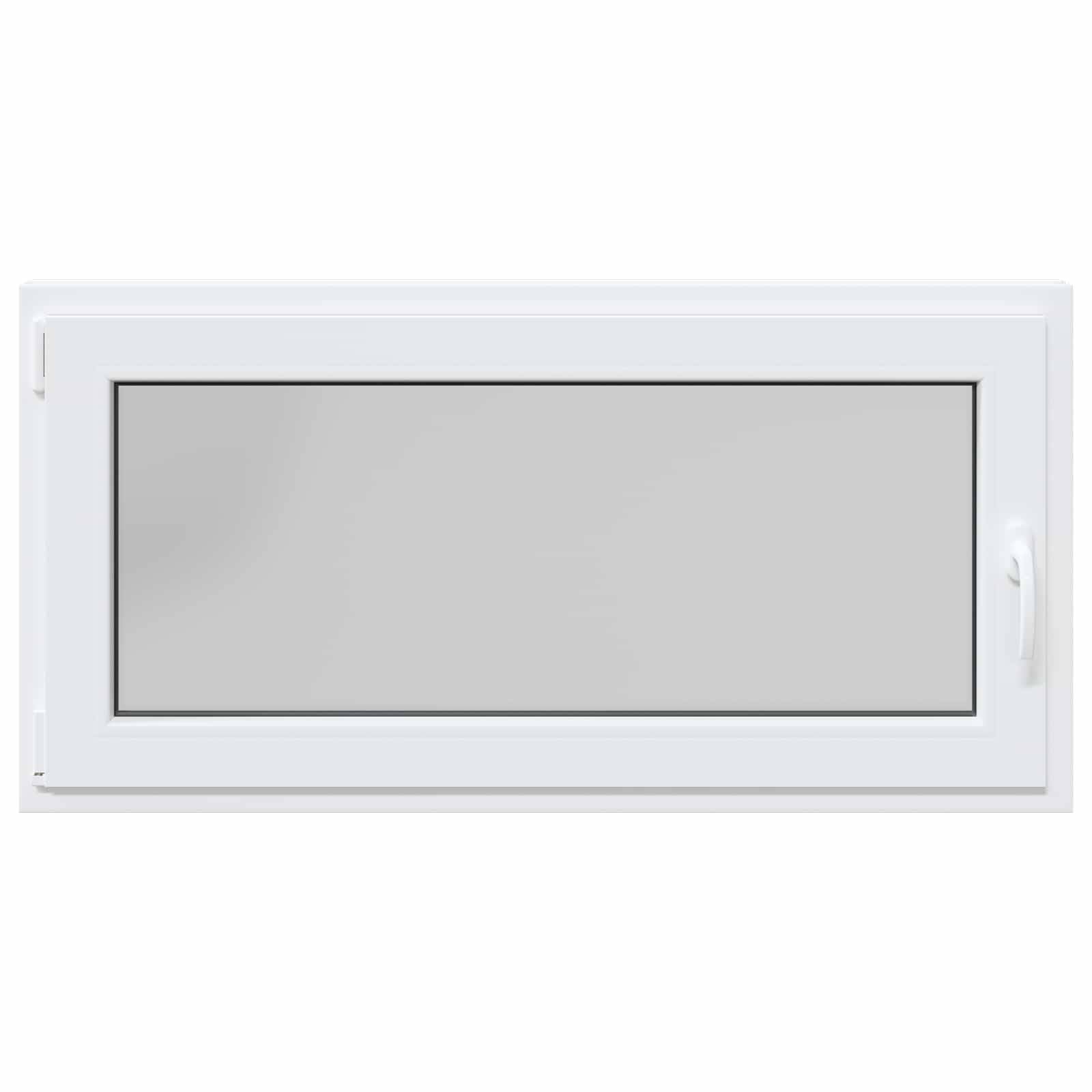 Kellerfenster RISOR Weiß 120 x 60 cm PVC und Glas