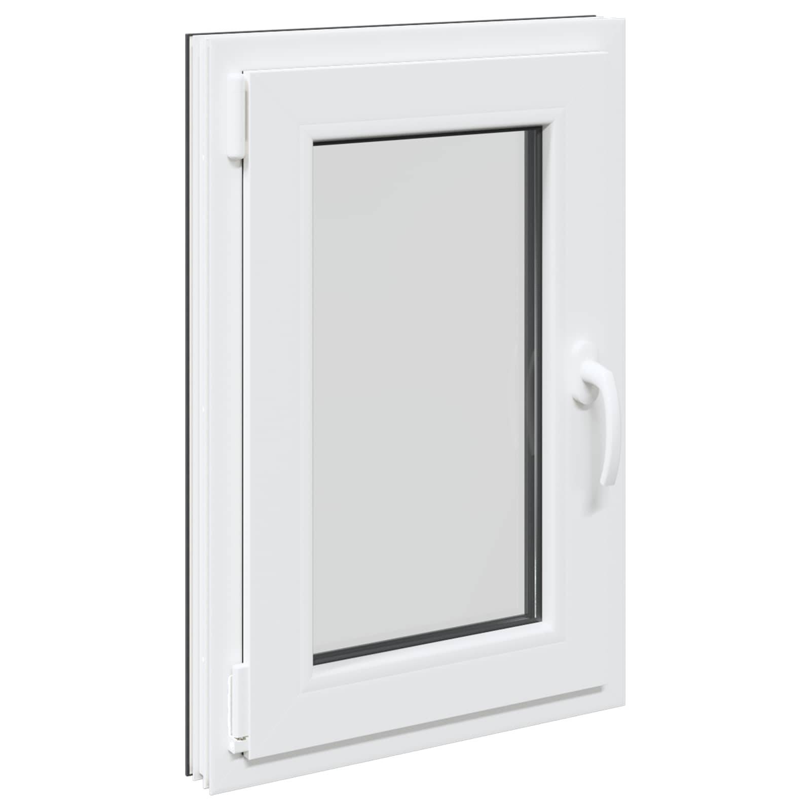 Kellerfenster RISOR Anthrazit 50 x 75 cm PVC und Glas