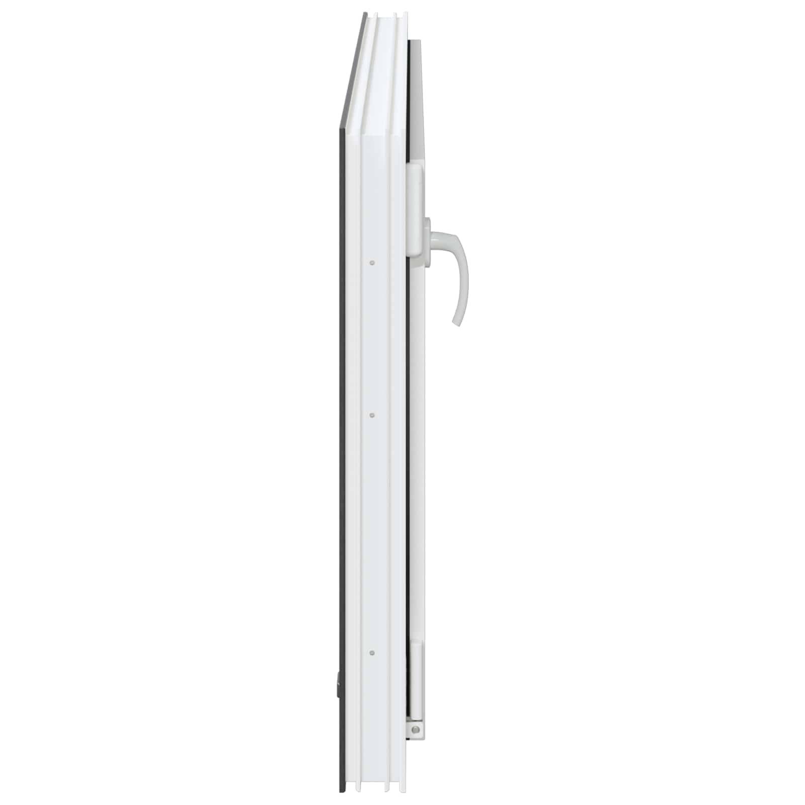 vidaXL Kellerfenster RISOR 110 x 70 cm PVC und Glas Anthrazit