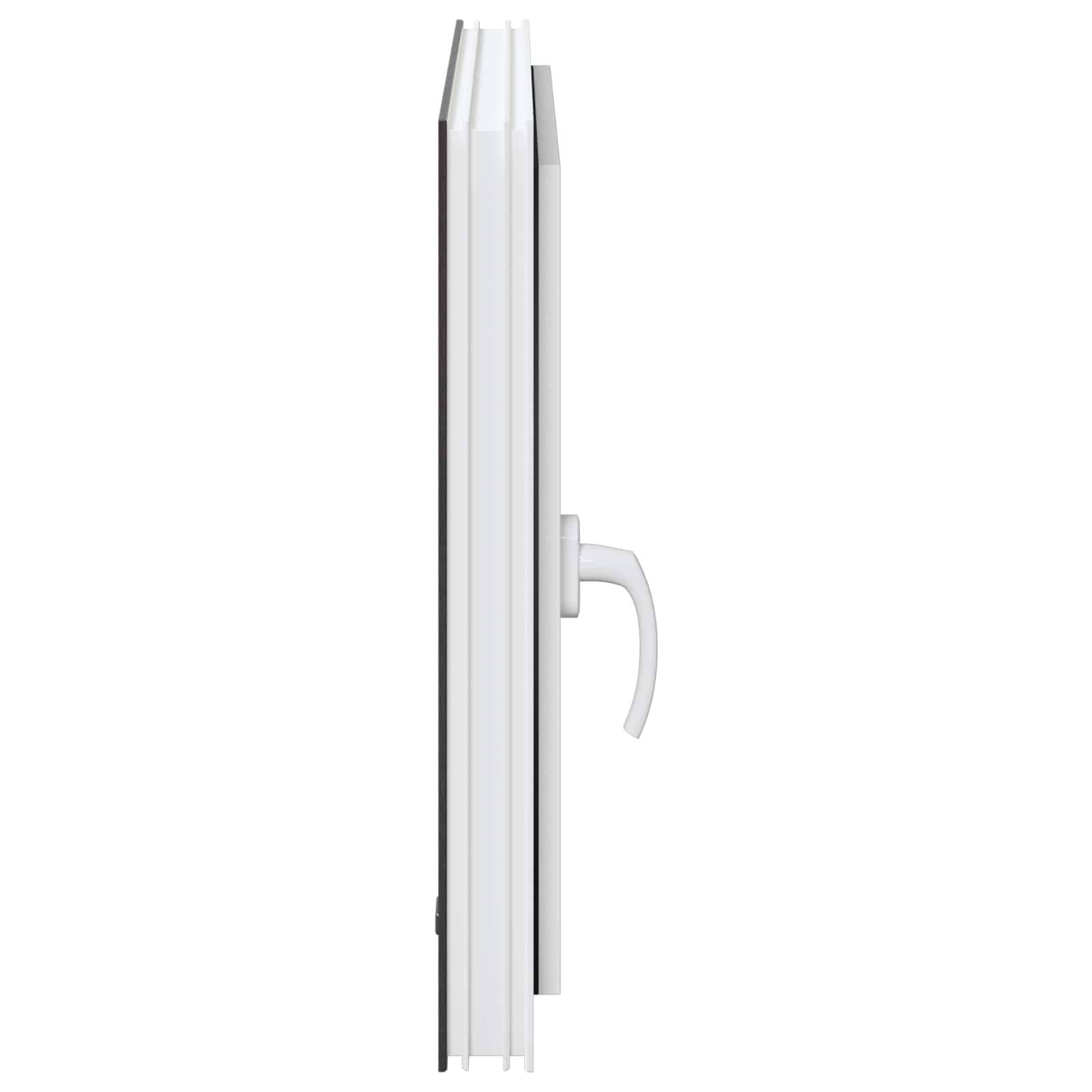 Kellerfenster RISOR Anthrazit 50 x 50 cm PVC und Glas