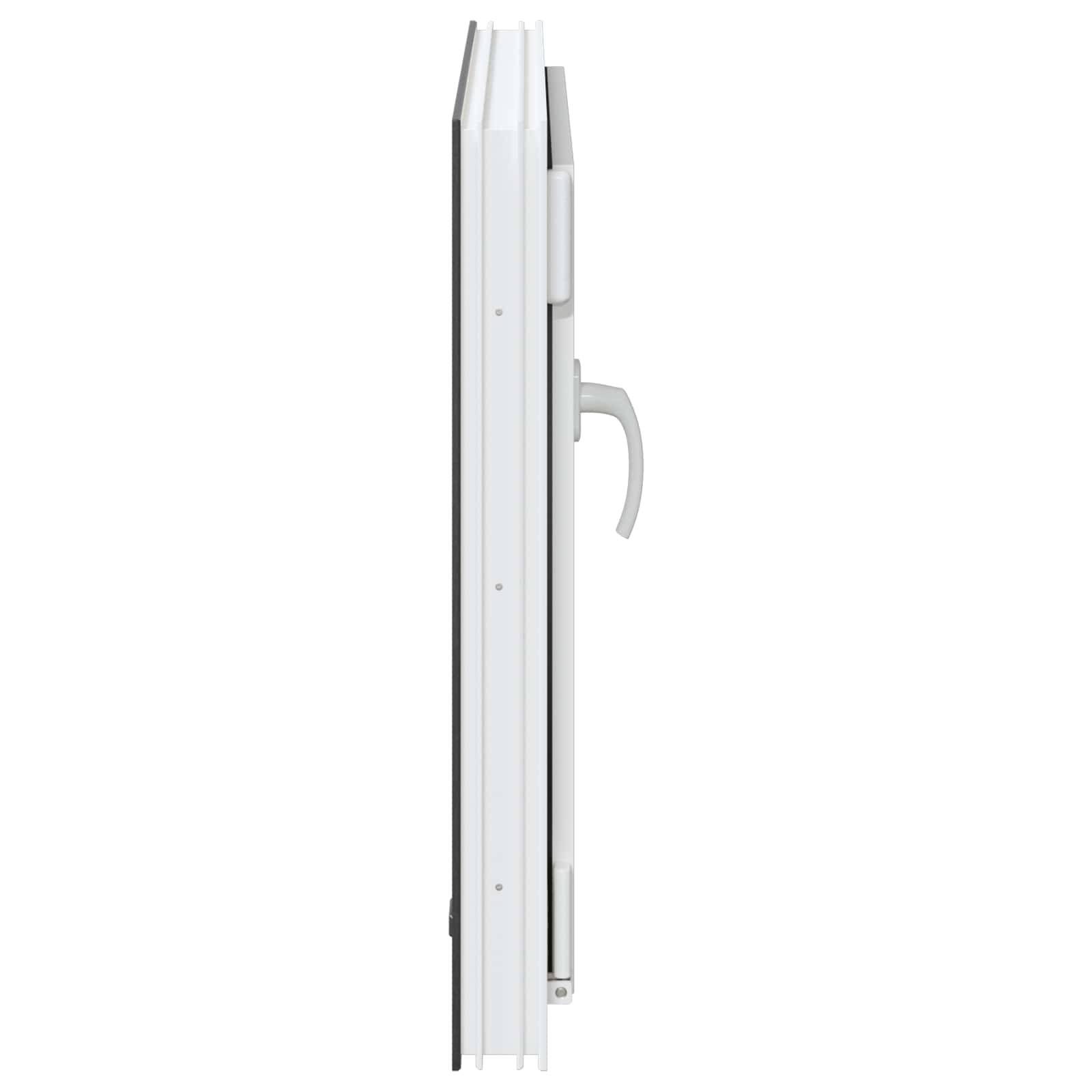 Kellerfenster RISOR Anthrazit 50 x 50 cm PVC und Glas