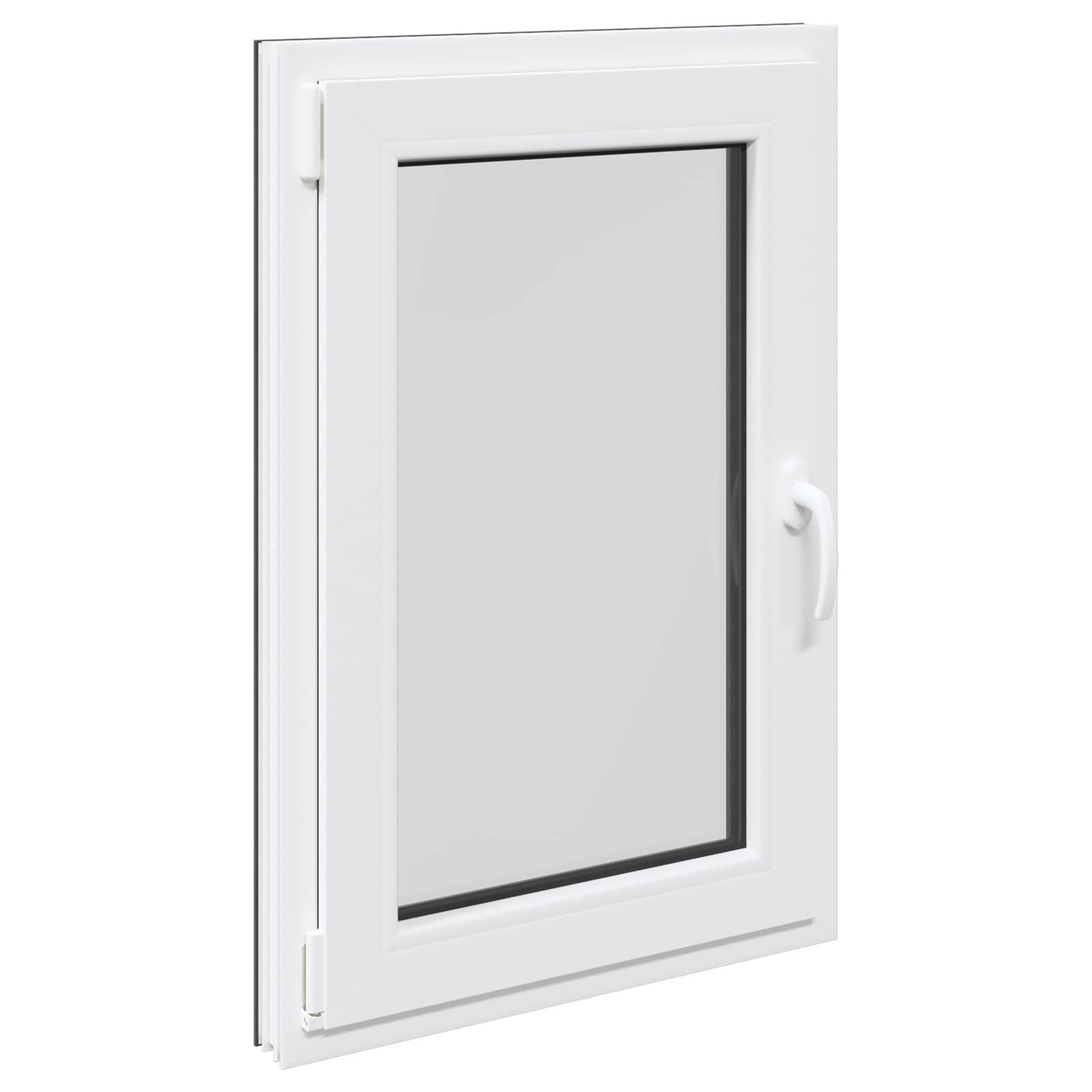 Kellerfenster RISOR Anthrazit 60 x 100 cm PVC und Glas