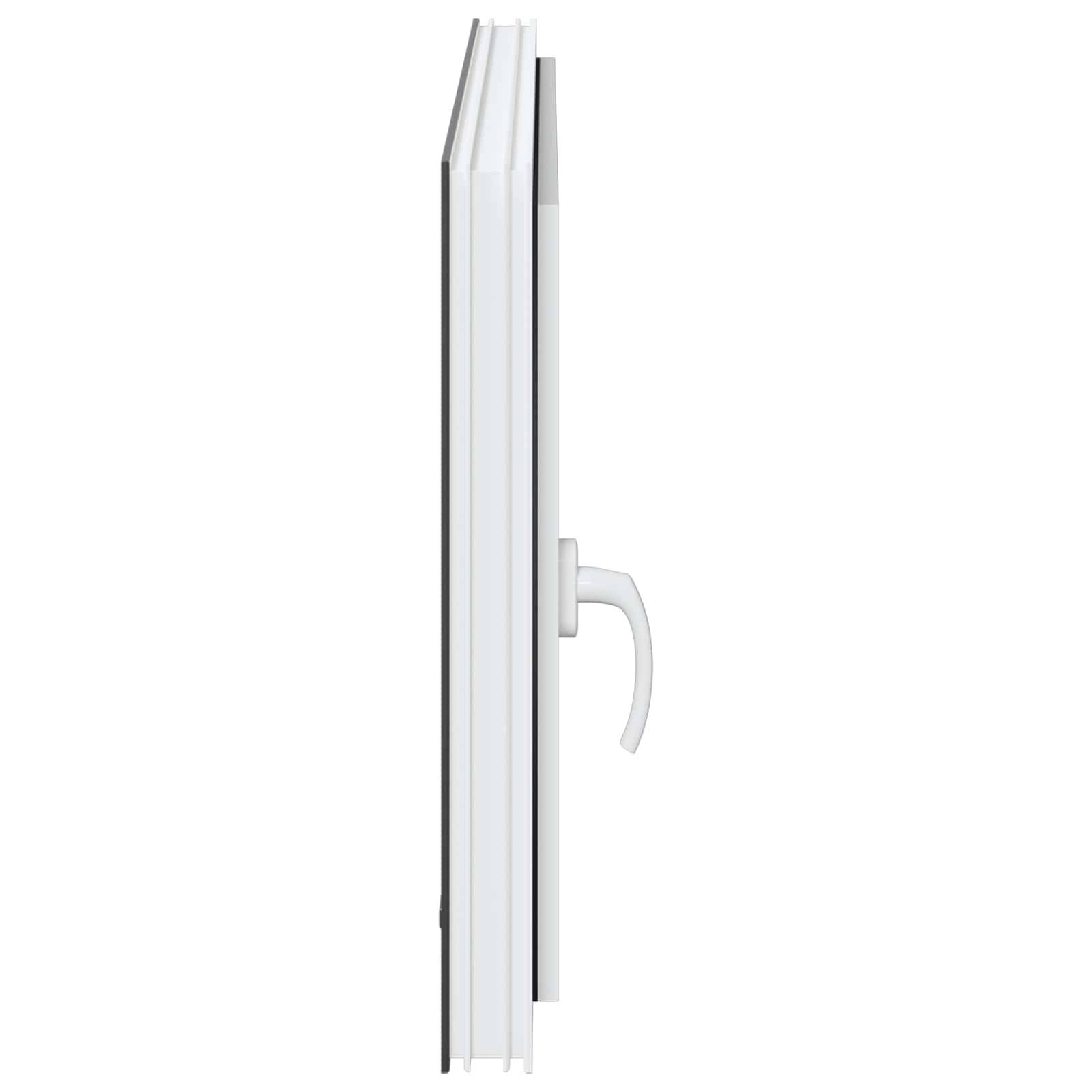 Kellerfenster RISOR Anthrazit 100 x 50 cm PVC und Glas