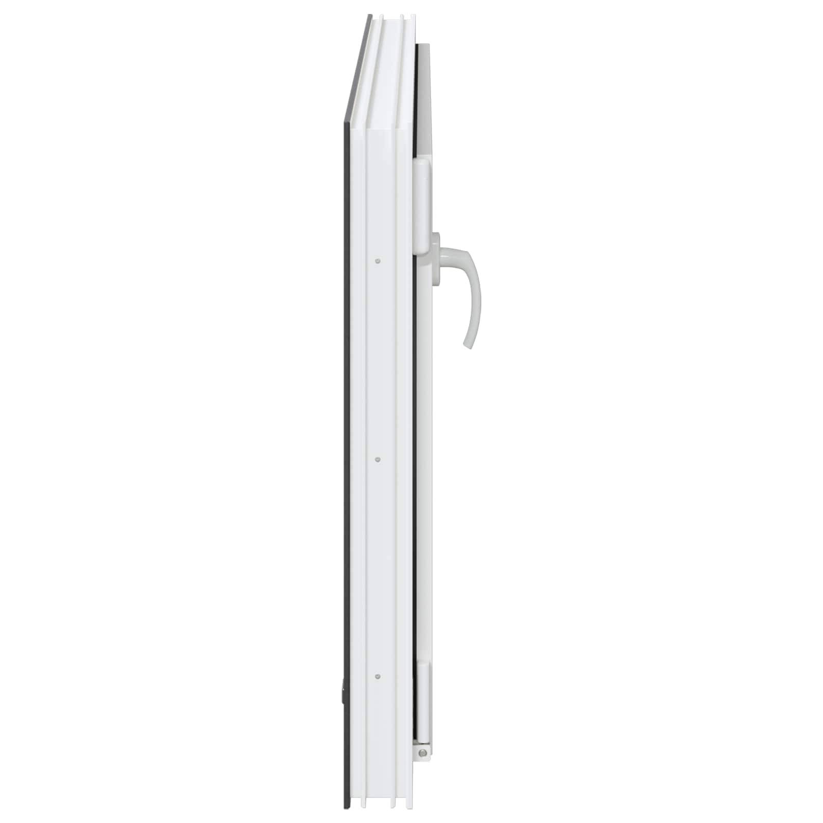 vidaXL Kellerfenster RISOR 100 x 70 cm PVC und Glas Anthrazit