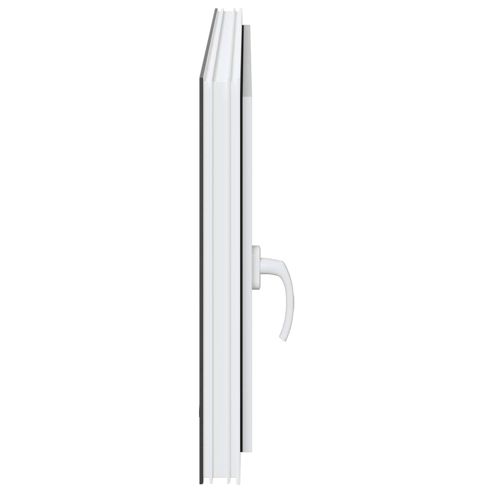 vidaXL Kellerfenster RISOR 110 x 60 cm PVC und Glas Anthrazit