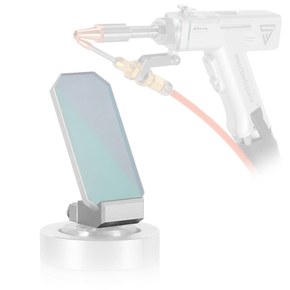 STAHLWERK Reflektorspiegel SUP 23T Laserschweißkopf 30x14x2 mm mit Halterung