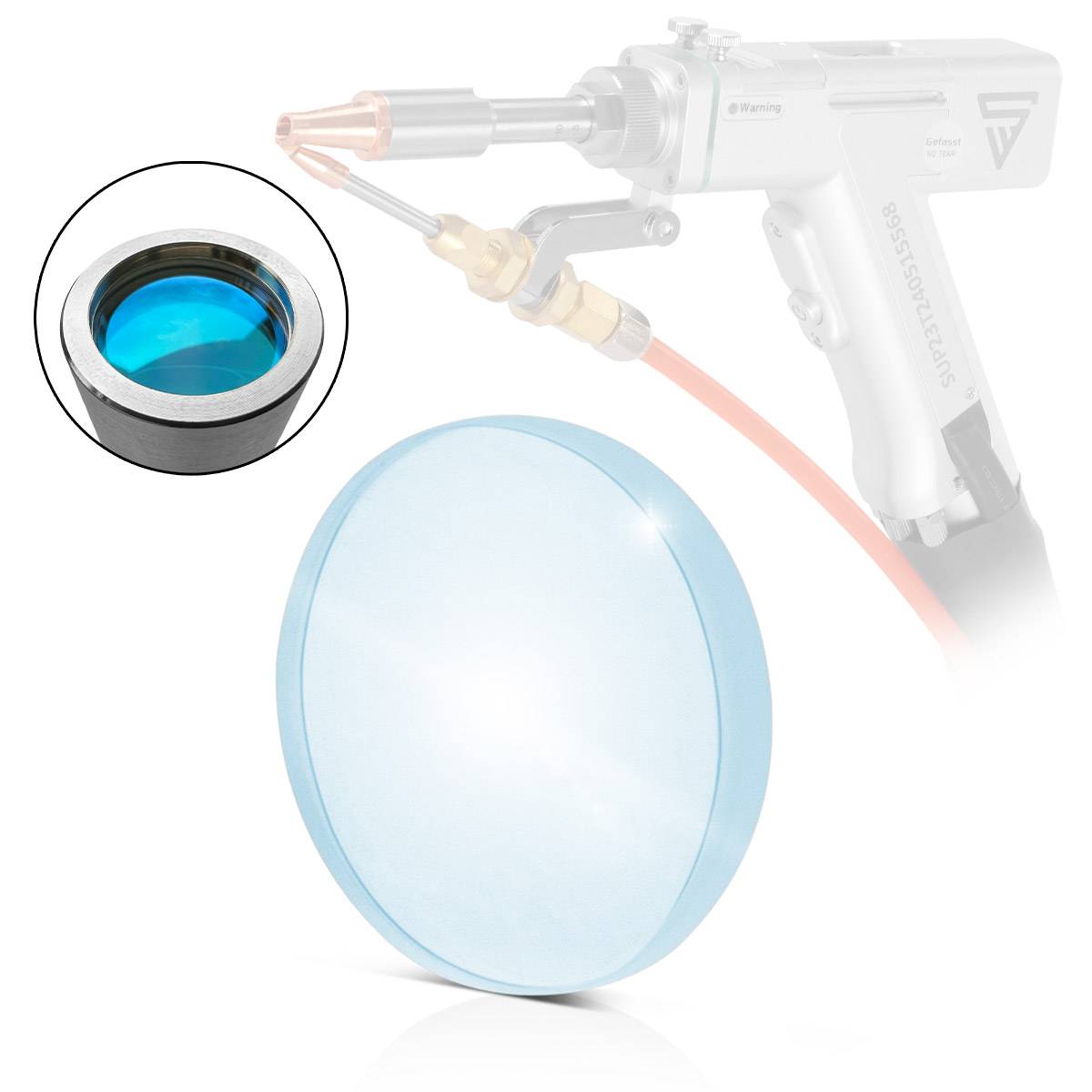 STAHLWERK Kollimationslinse SUP 23T D16 x 5 F60 Laserschweißkopf Ersatzlinse