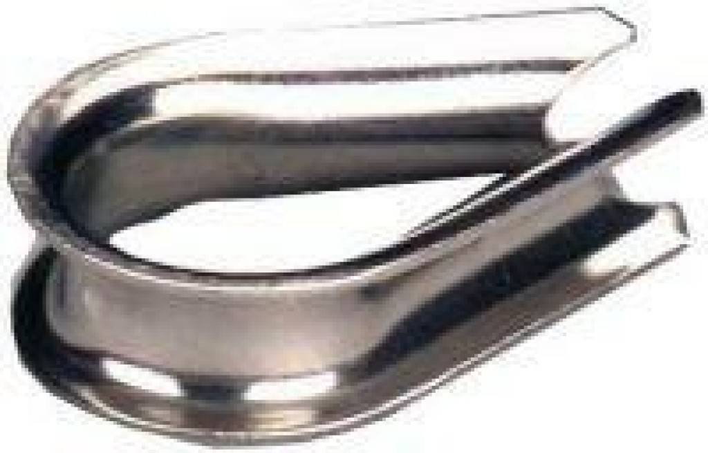 Kausche, ähnlich DIN 6899, Form B, Edelstahl 1.4401